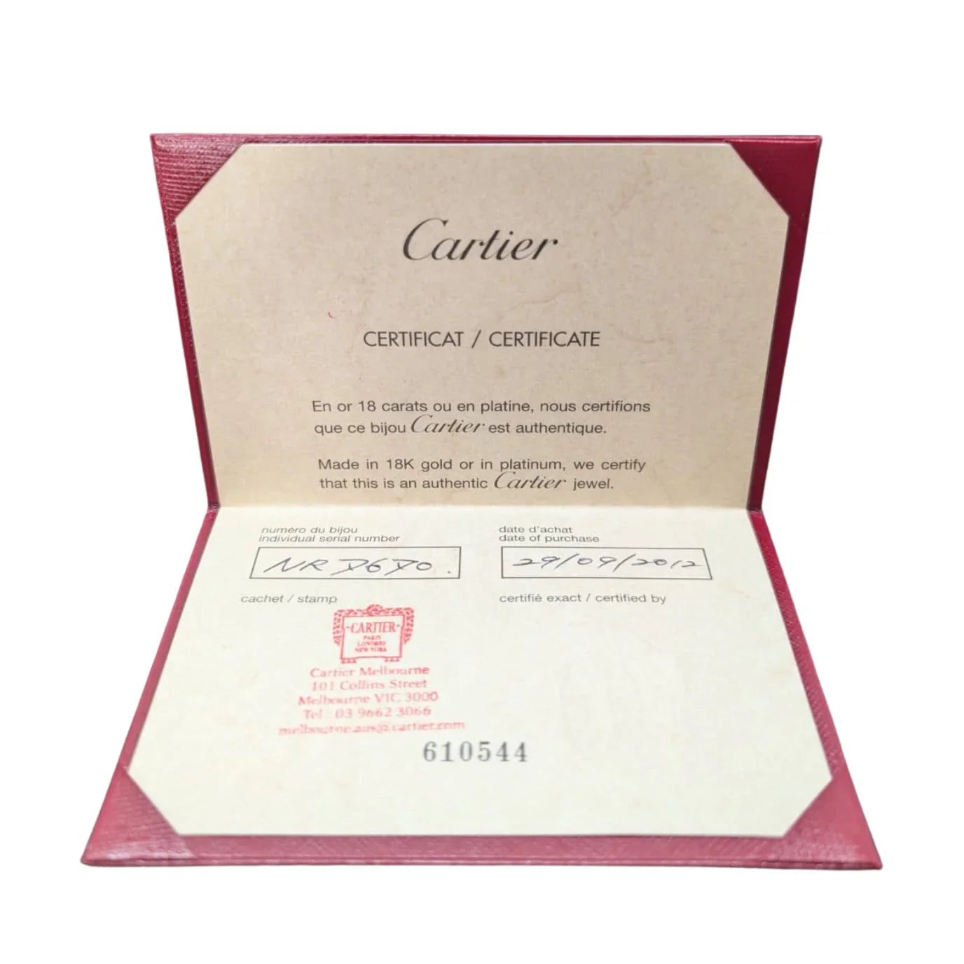 Cartier Pasha Mother Of Pearl 18K Gold Ring Size M½ - Lost Designer