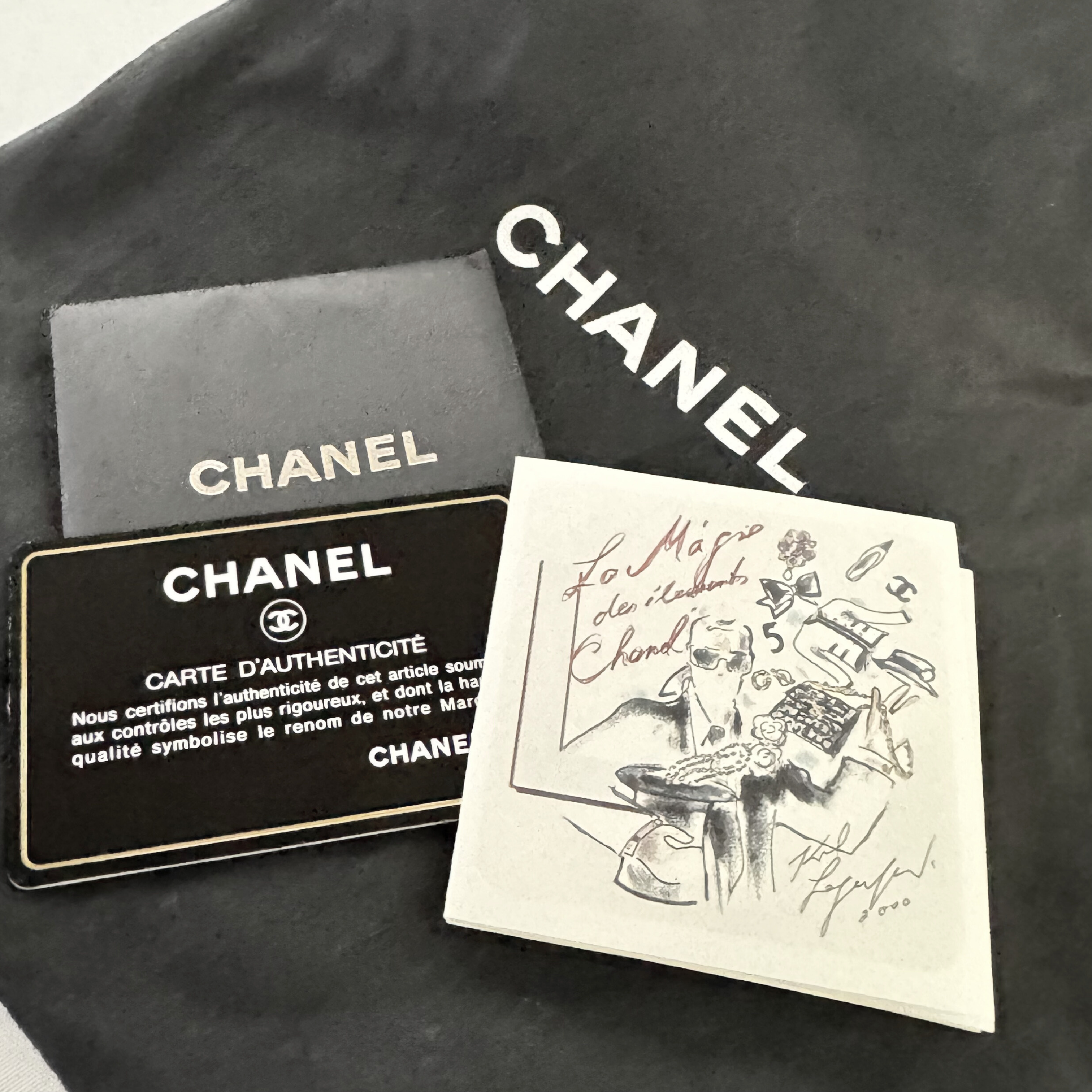 Chanel Bar Quilted Shoulder Bag Leather Black