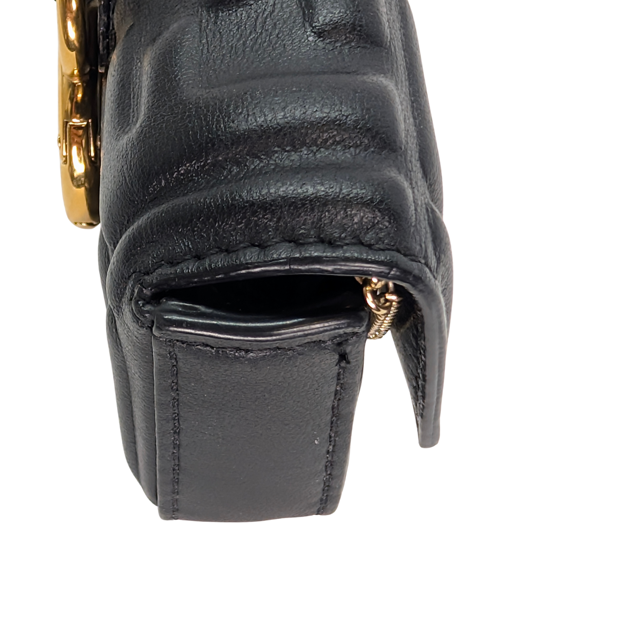 Fendi Nano Baguette Charm Bag Black