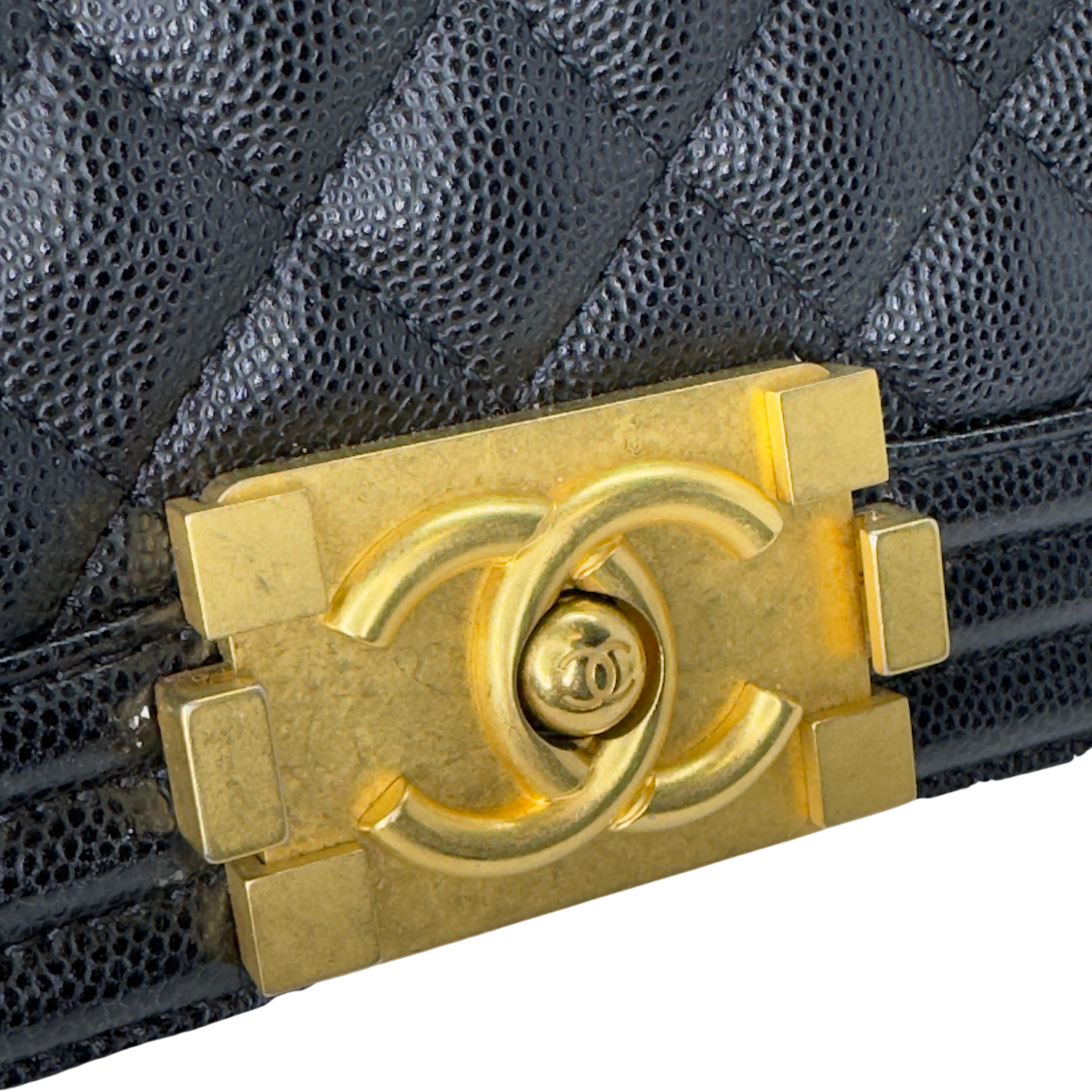 Chanel Smal Boy Bag Caviar Black GHW
