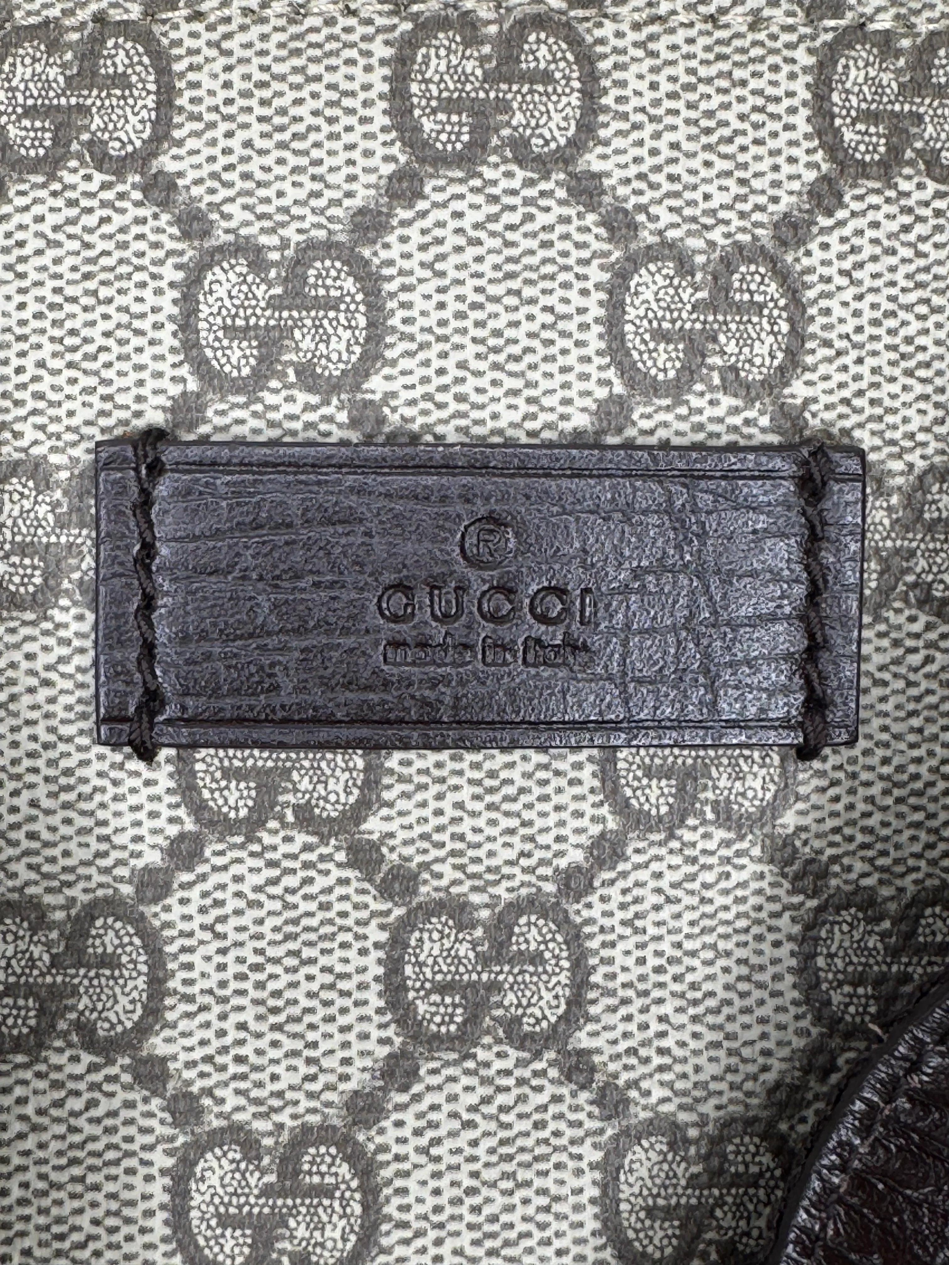 Gucci GG Plus Small Monogram Tote Bag Brown - Lost Designer