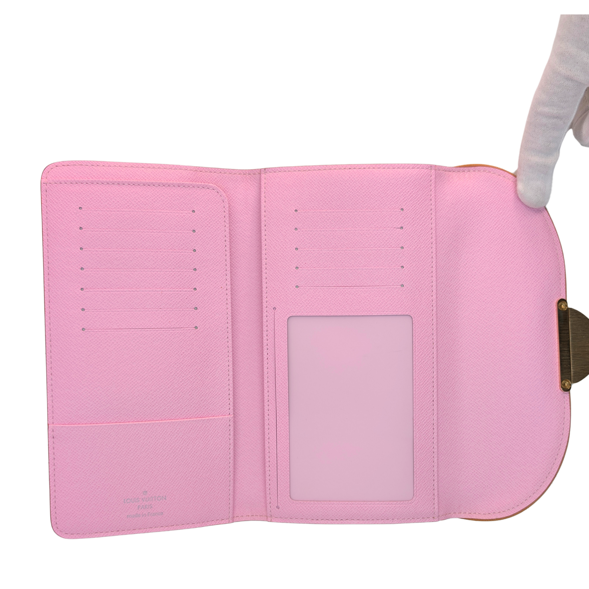 Louis Vuitton White Multicolor Monogram Canvas Eugenie Wallet