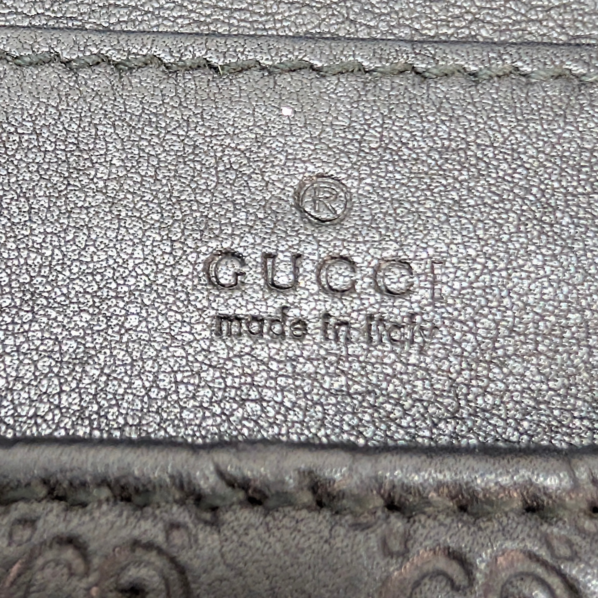 Gucci Microguccissima Clutch Wallet Black