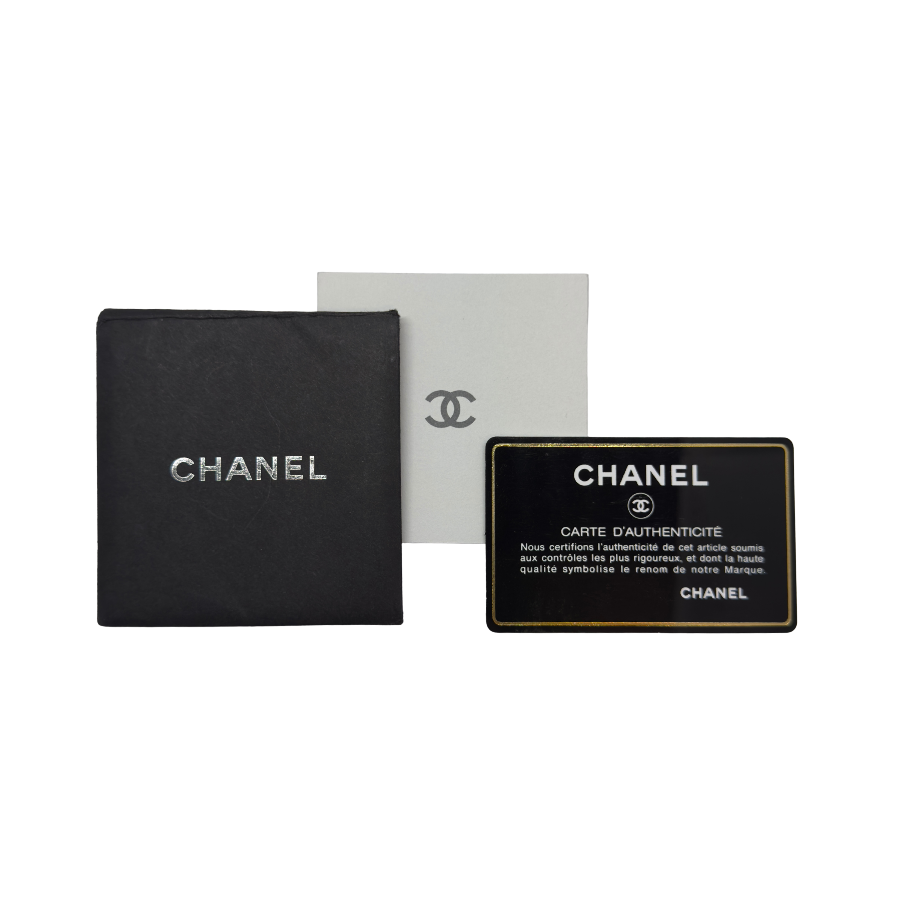 Chanel Quilted Cambon Small Messenger Bag White