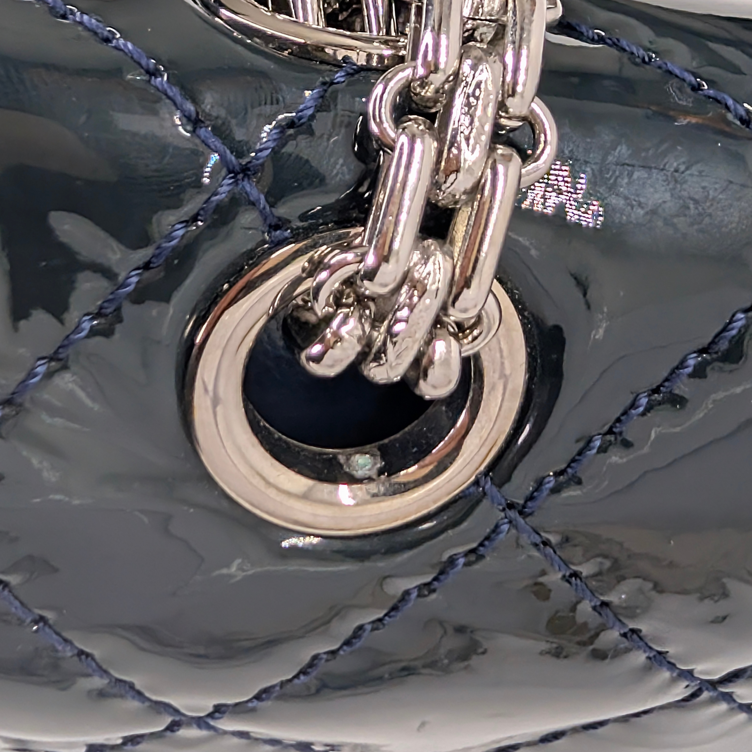 Chanel 2.55 Reissue 226 Patent Forest Green Bag