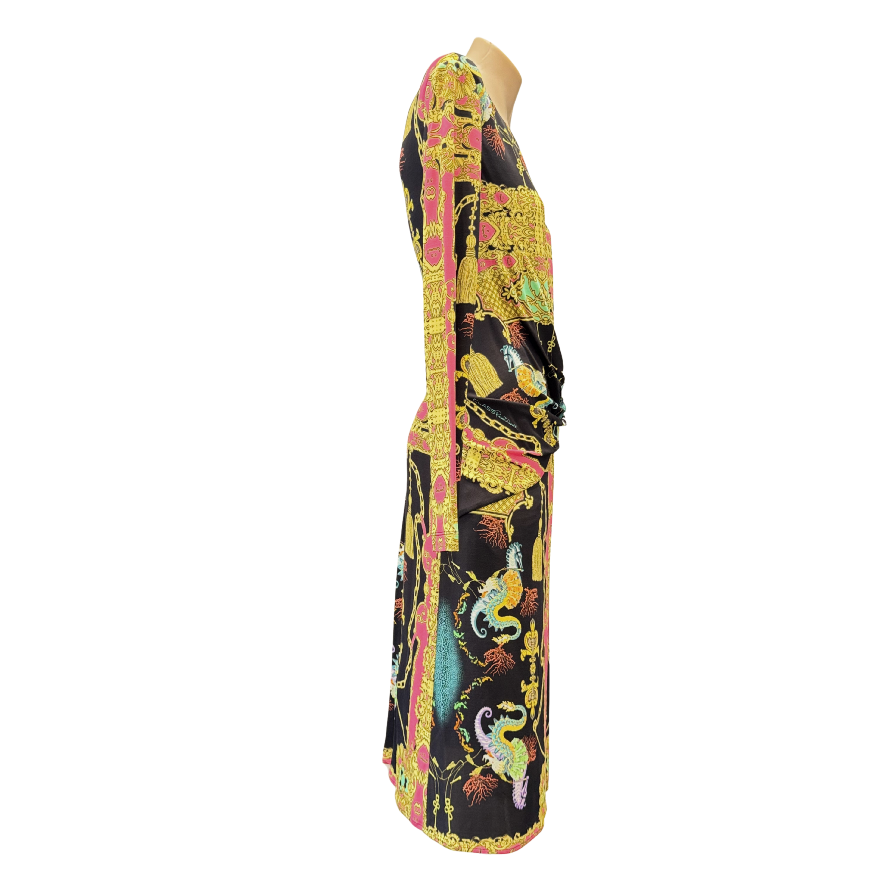 Roberto Cavalli Class Dress 38 Multicolour