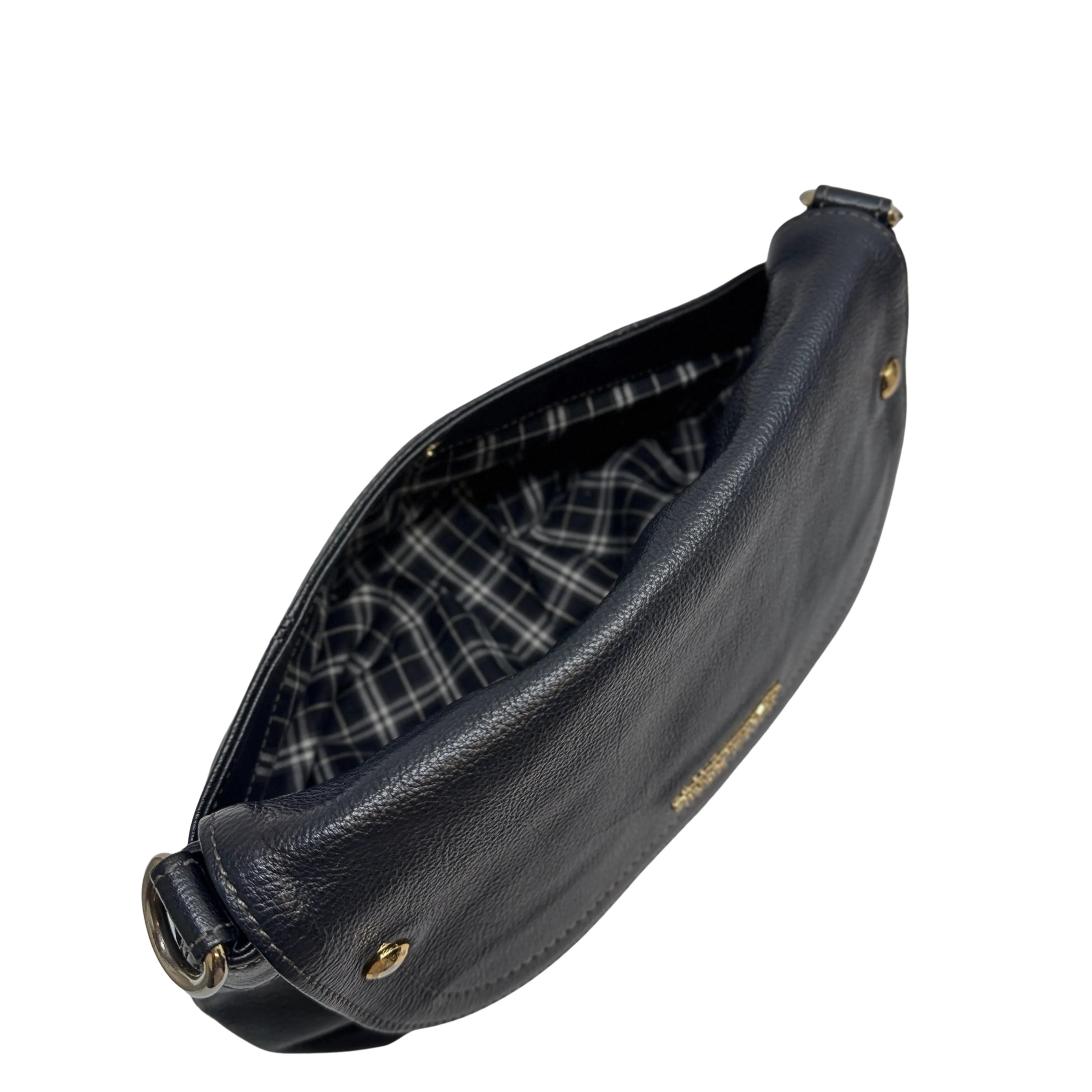 Burberry Blue Label Crossbody Bag Leather Black - Lost Designer