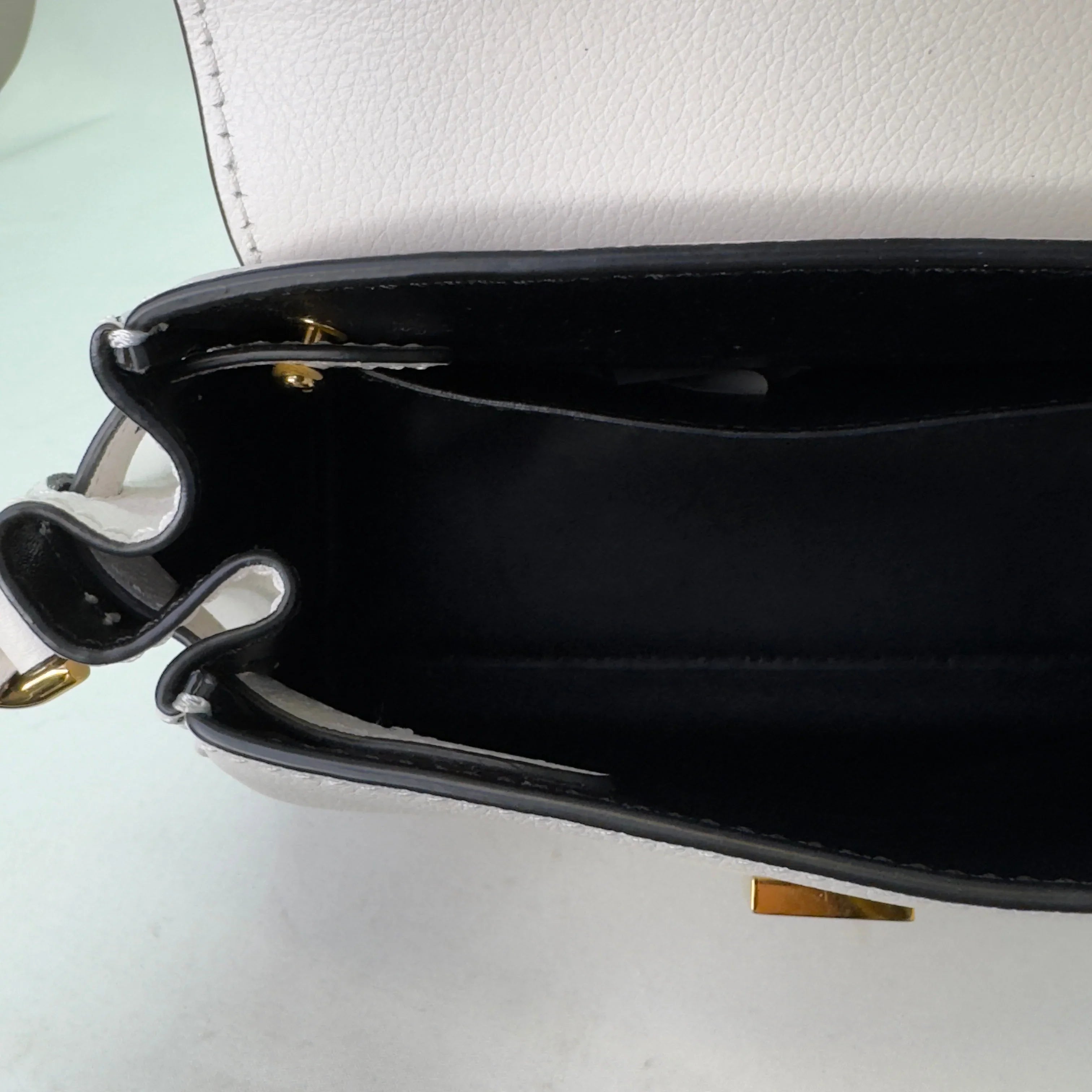 Versace La Medusa Small Crossbody Bag White - Lost Designer