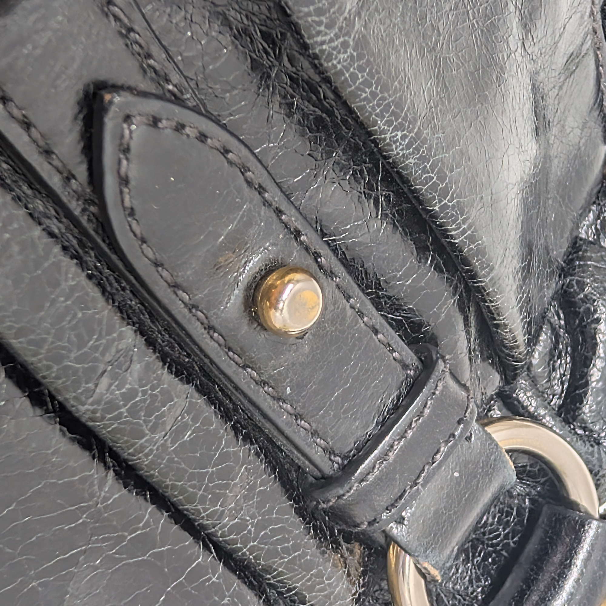 Miu Miu Vitello Crossbody Bag Black