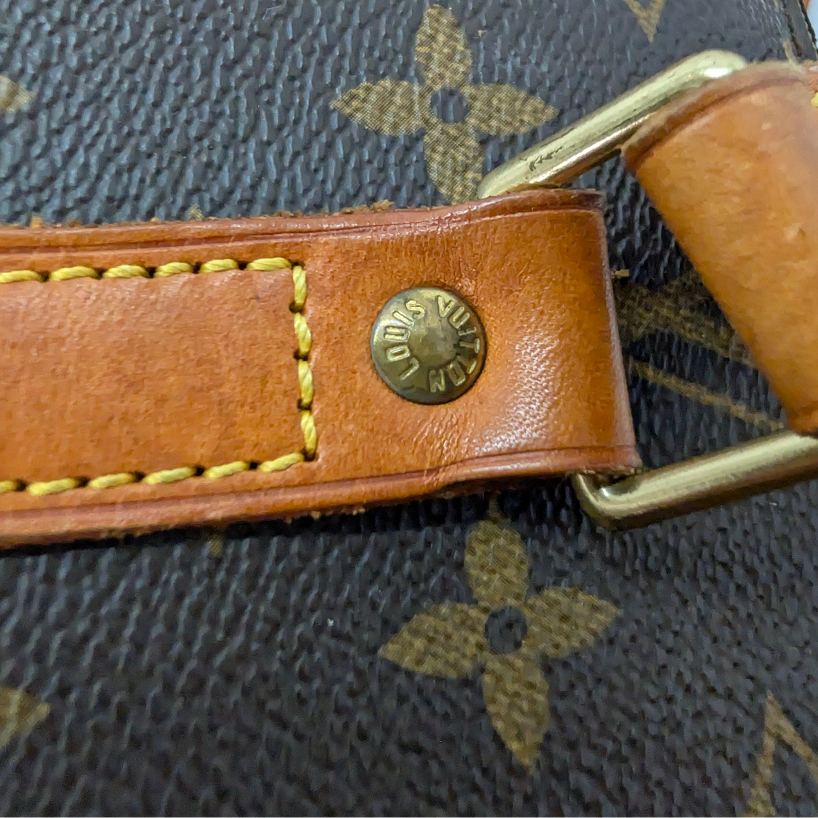 Louis Vuitton Babylone Monogram Tote Bag Brown