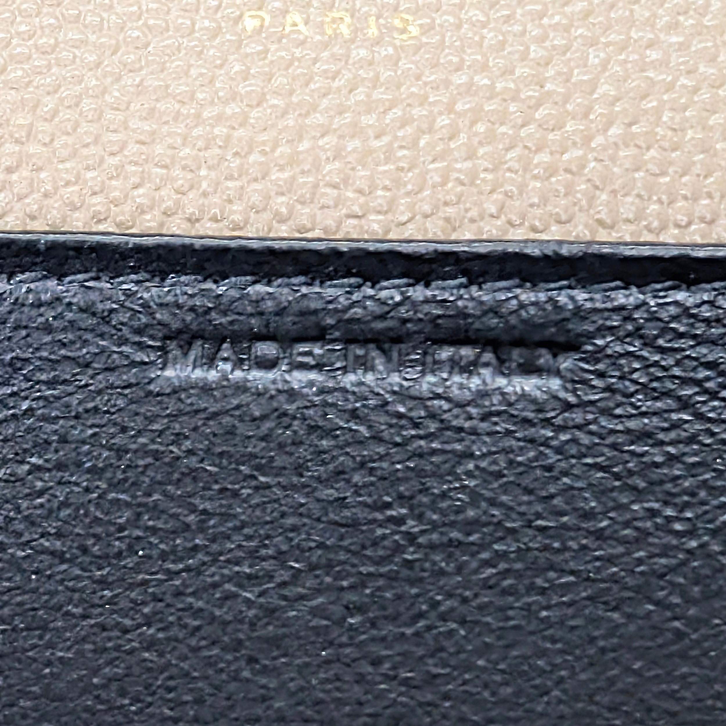 Yves Saint Laurent Uptown Wallet on Chain Dark Beige