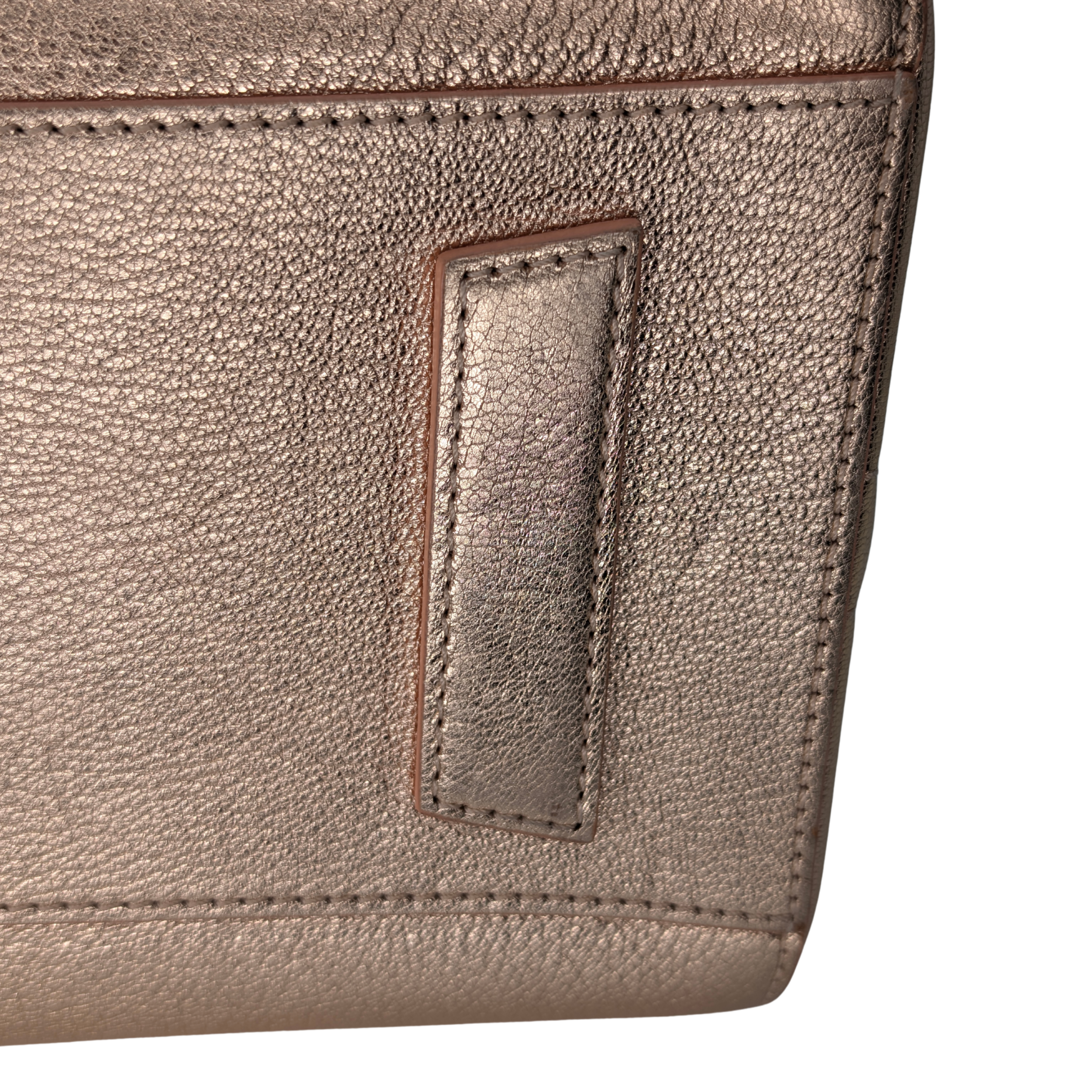 Givenchy Antigona Small Sugar Goatskin Metalic Pink Bag