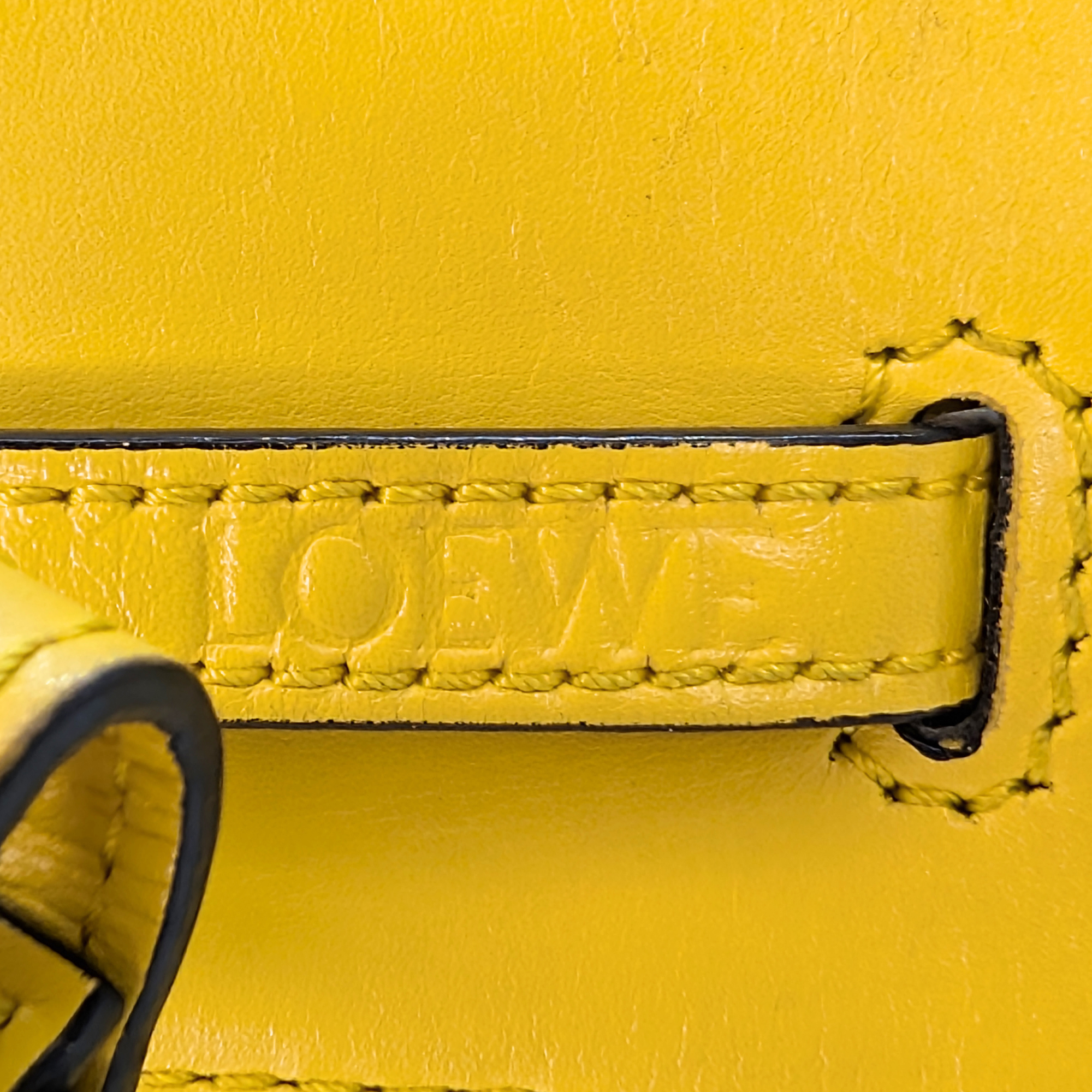 Loewe Mini Lazo Bag Yellow