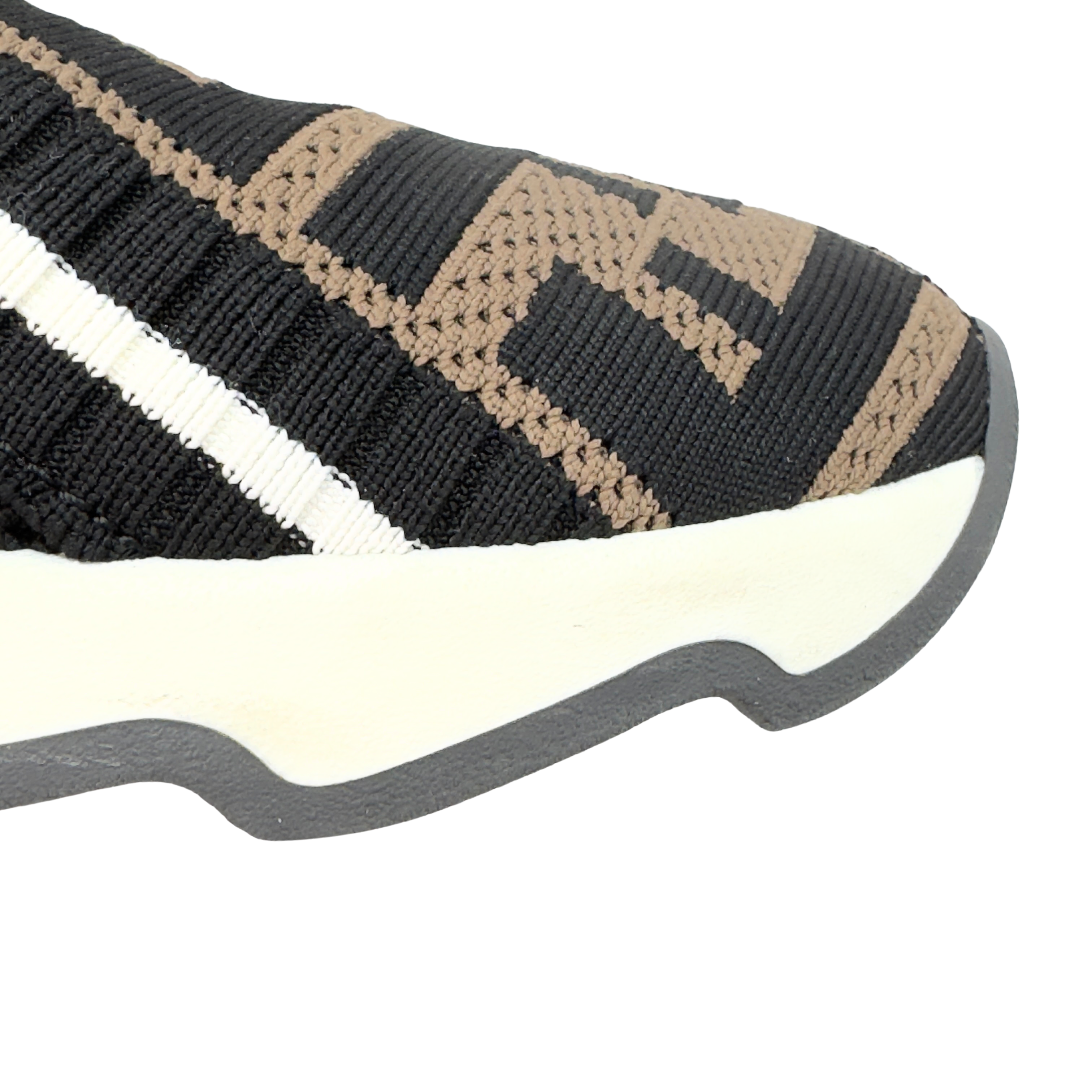 Fendi Stretch Yarn FF Stiff Band Rockoko Sneakers 38