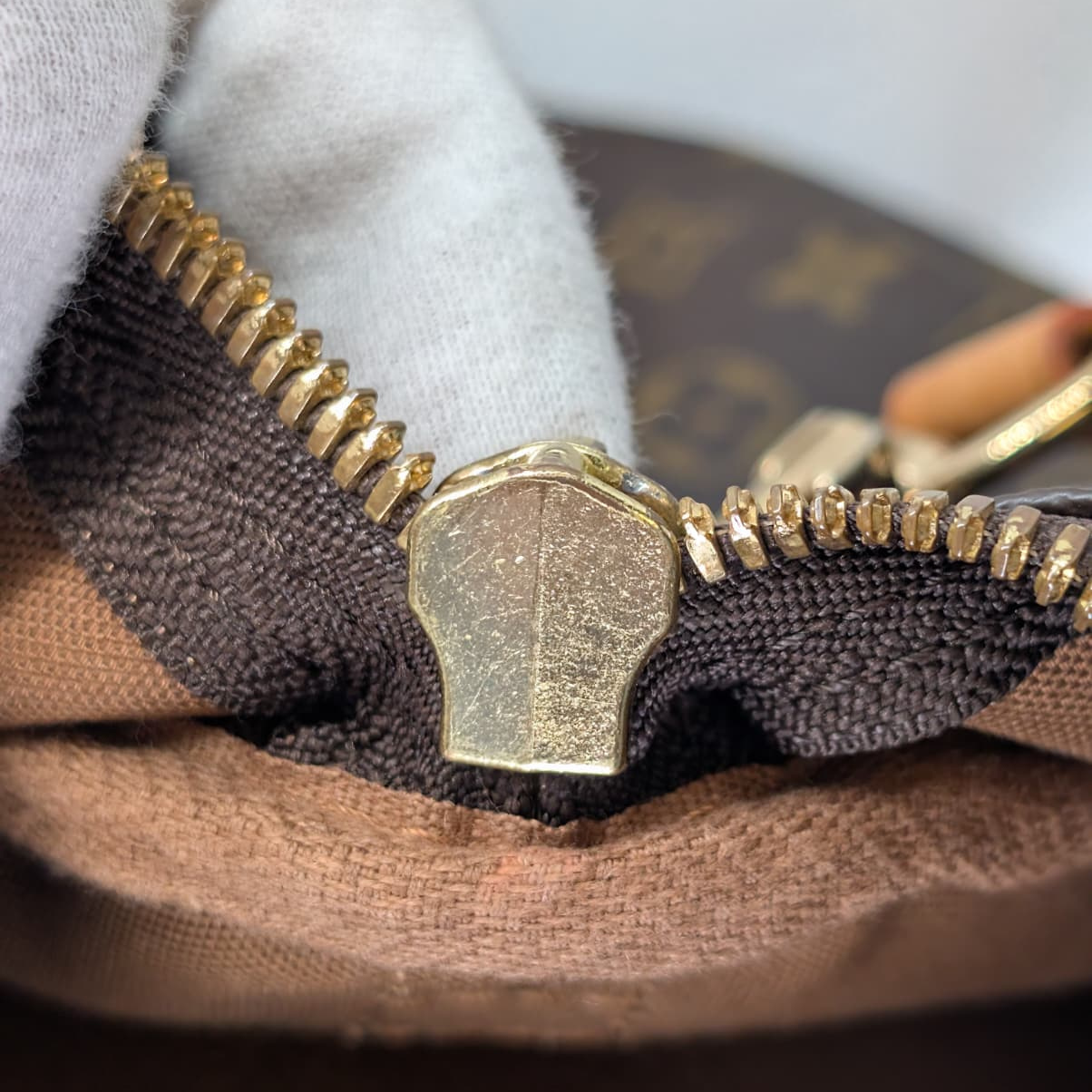 Louis Vuitton Monogram Keepall Bandoulière 50 Duffle Bag Brown