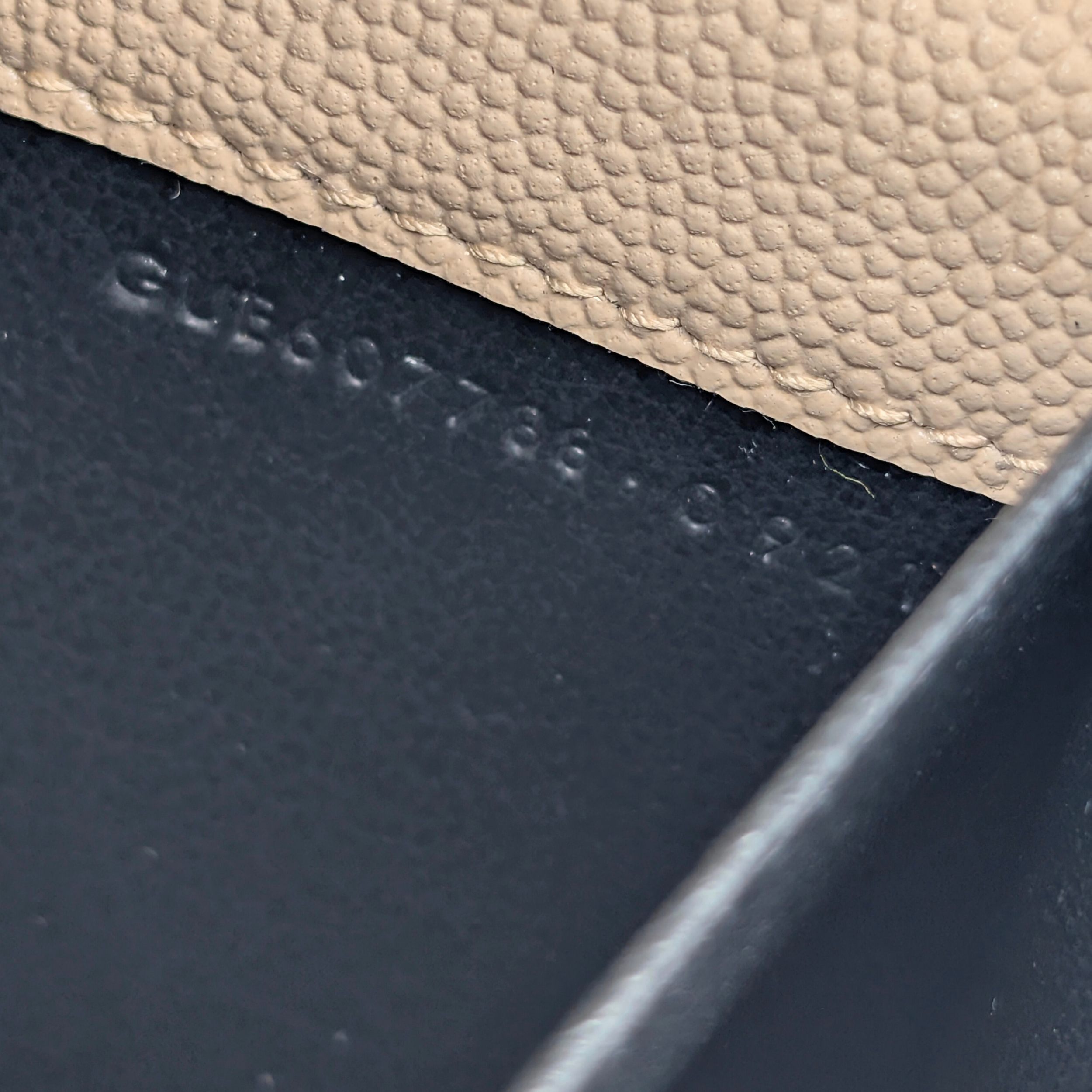 Yves Saint Laurent Uptown Wallet on Chain Dark Beige