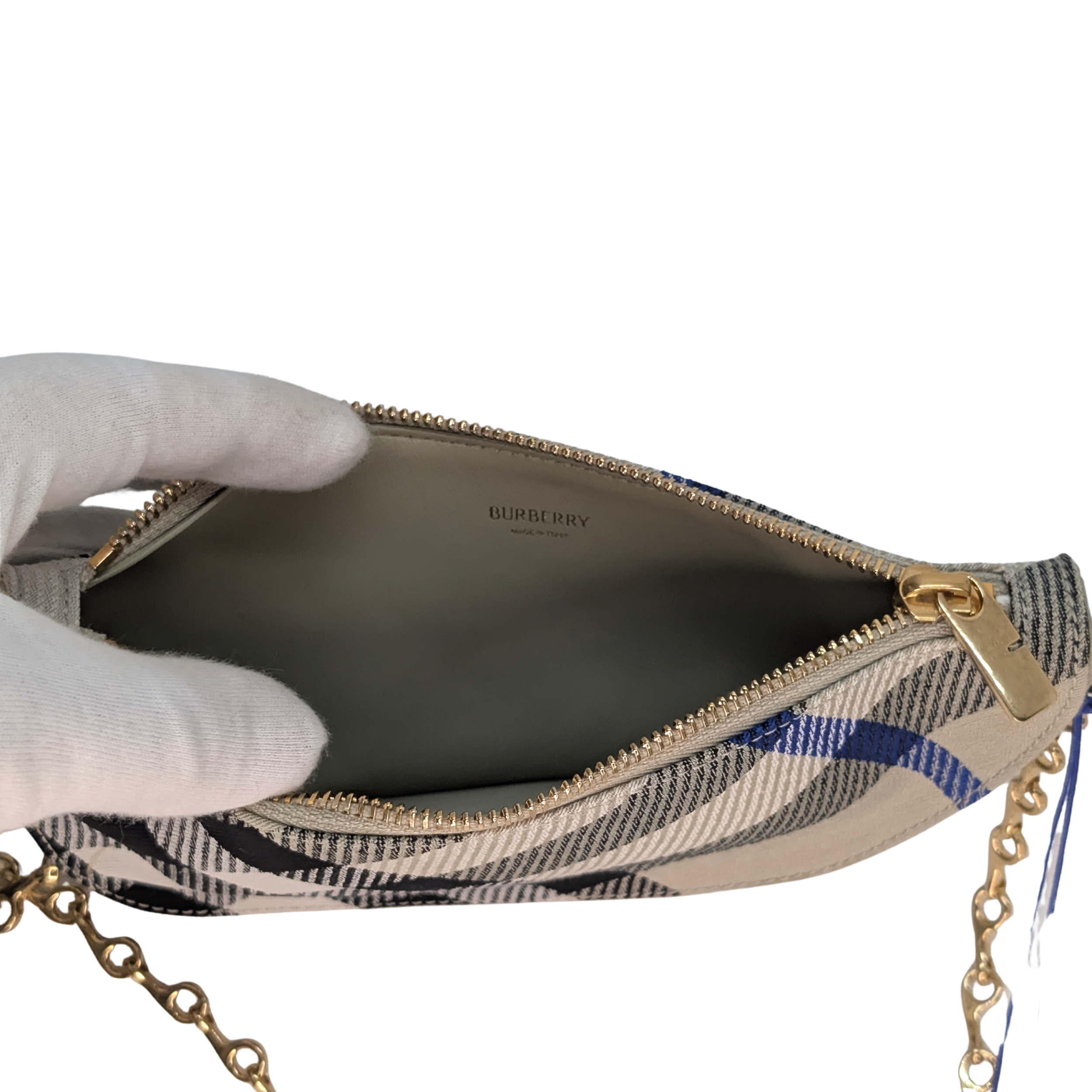 Burberry Check Shield mini shoulder bag