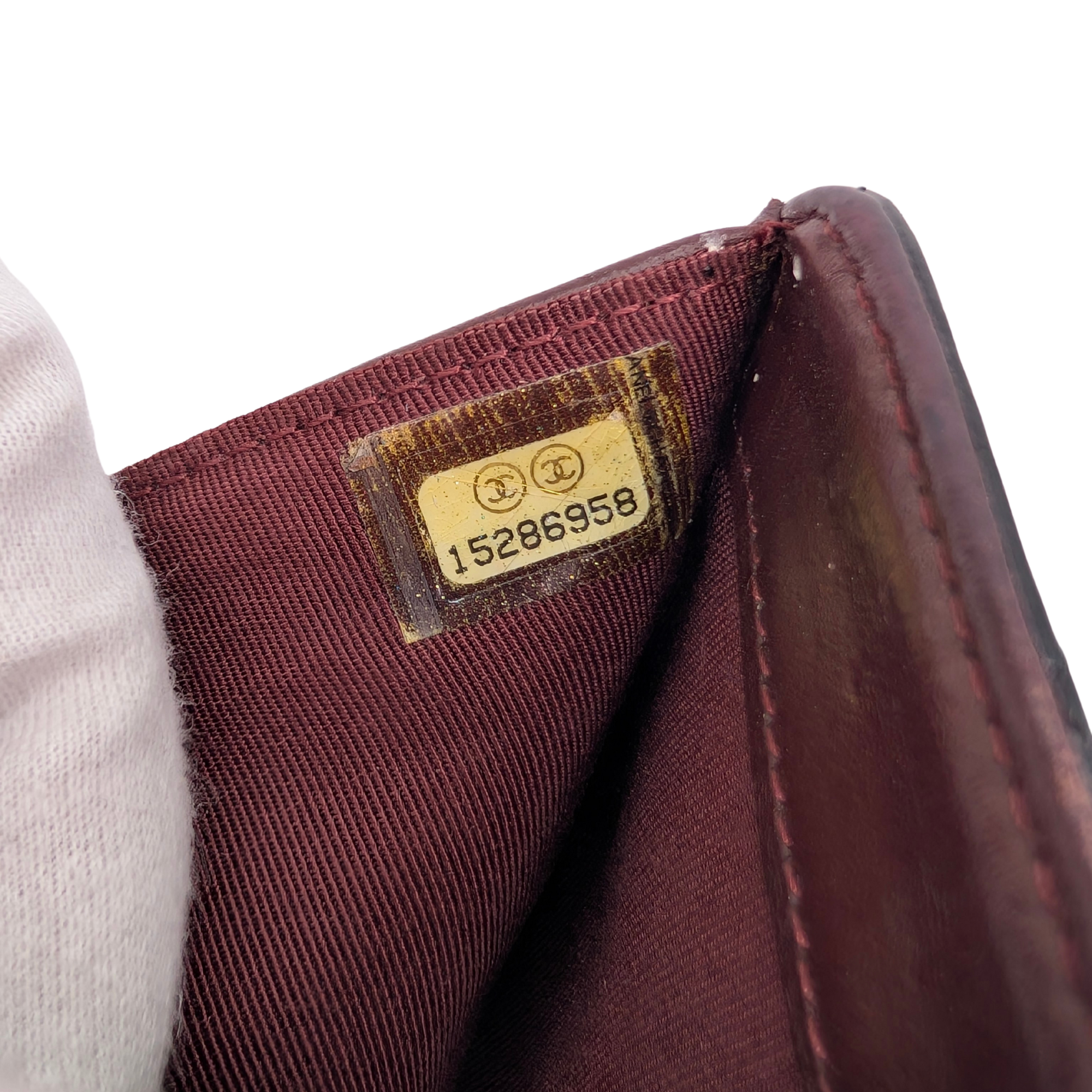 Chanel Lambskin Leather Wallet Black