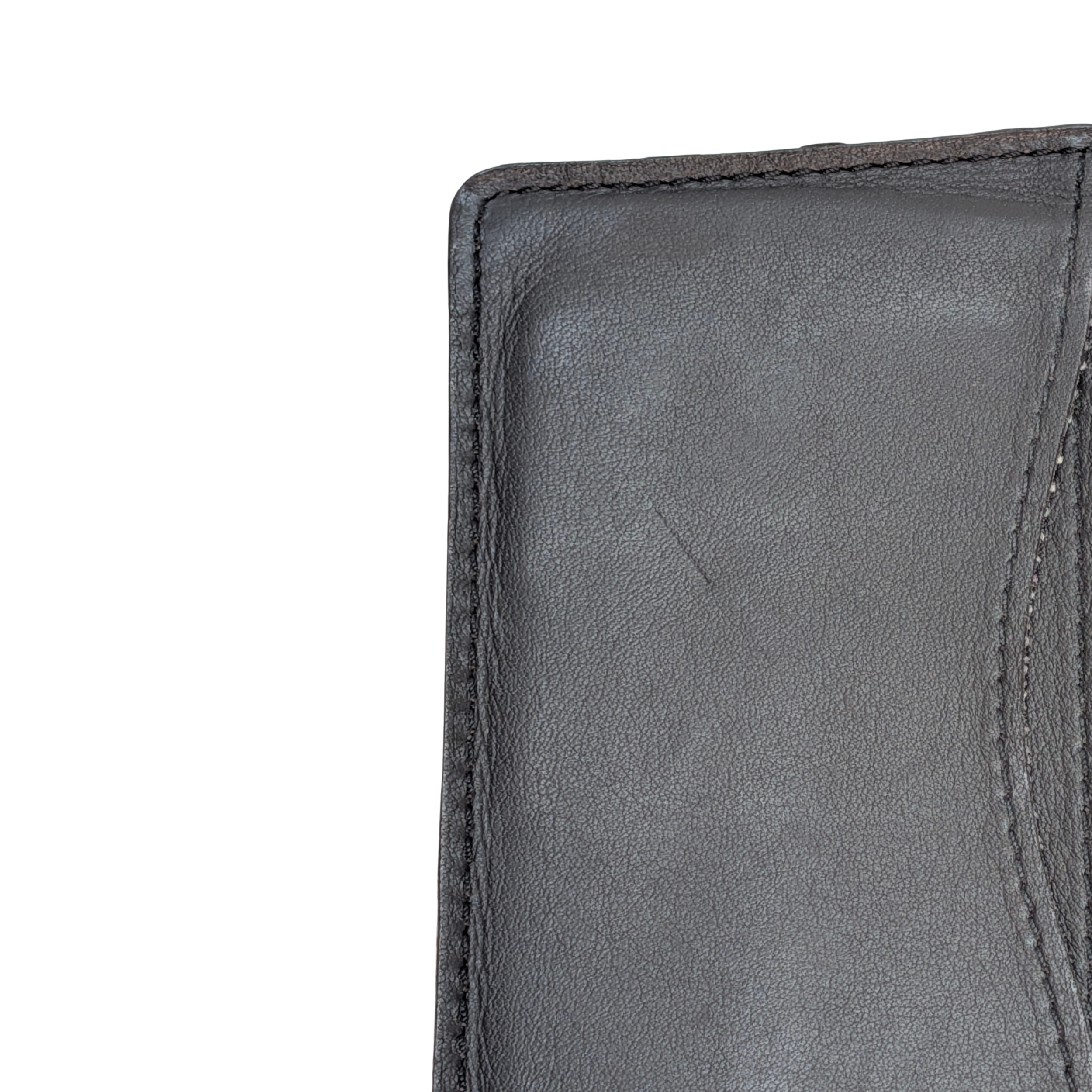 Louis Vuitton Damier Leather Pocket Organiser Wallet Black