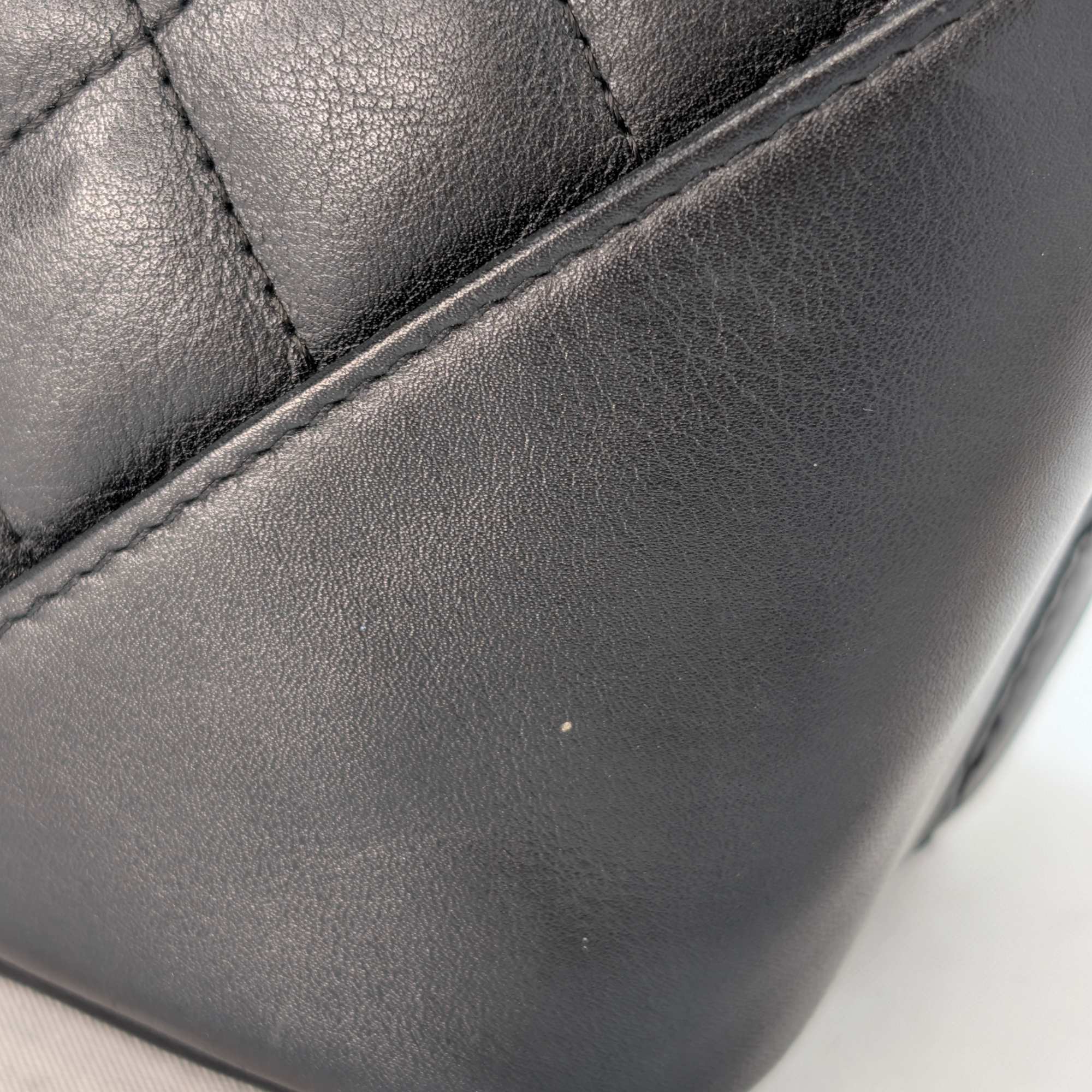 Chanel Cambon Line Small Tote HandBag Black/White