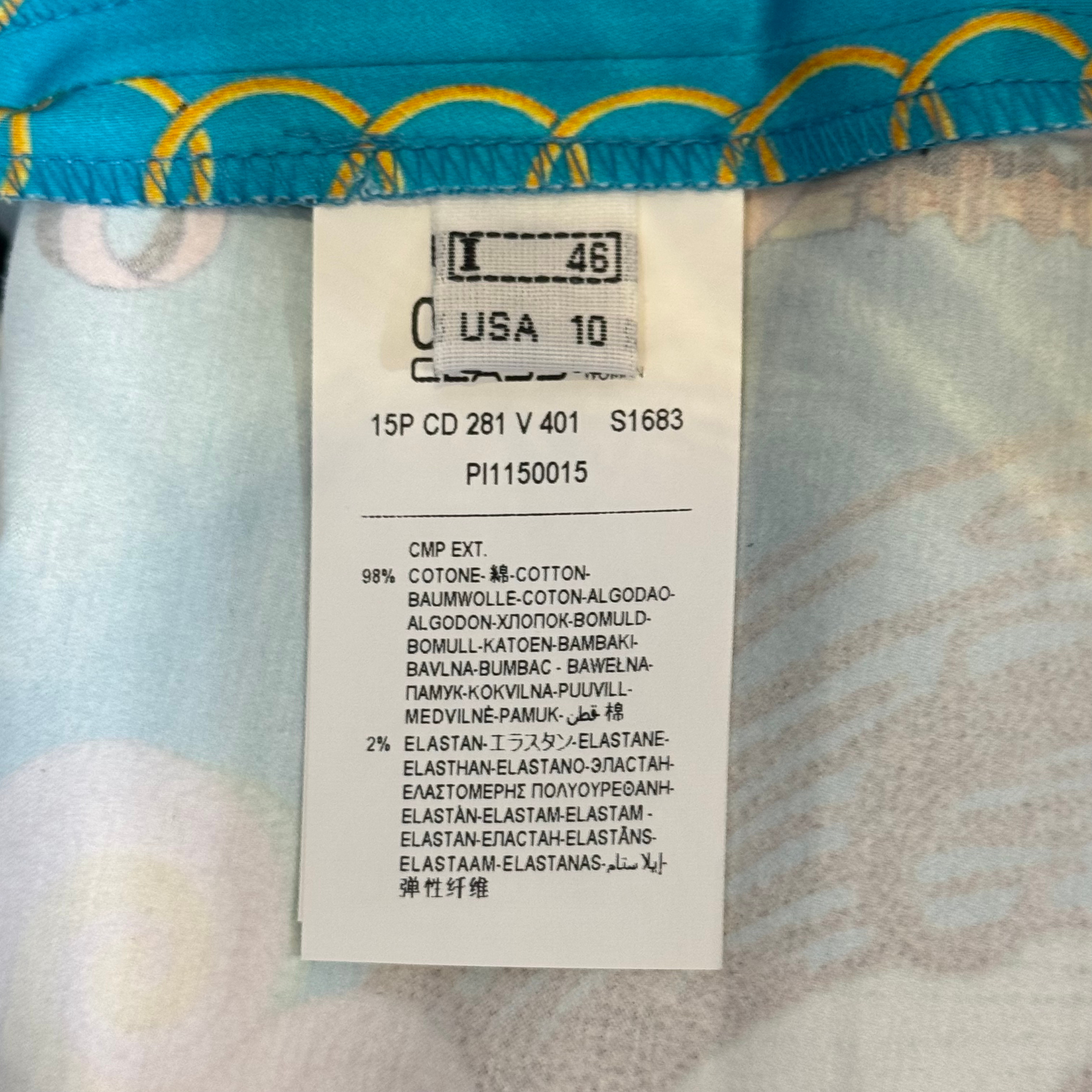 Roberto Cavalli Dress 40 Multicolour