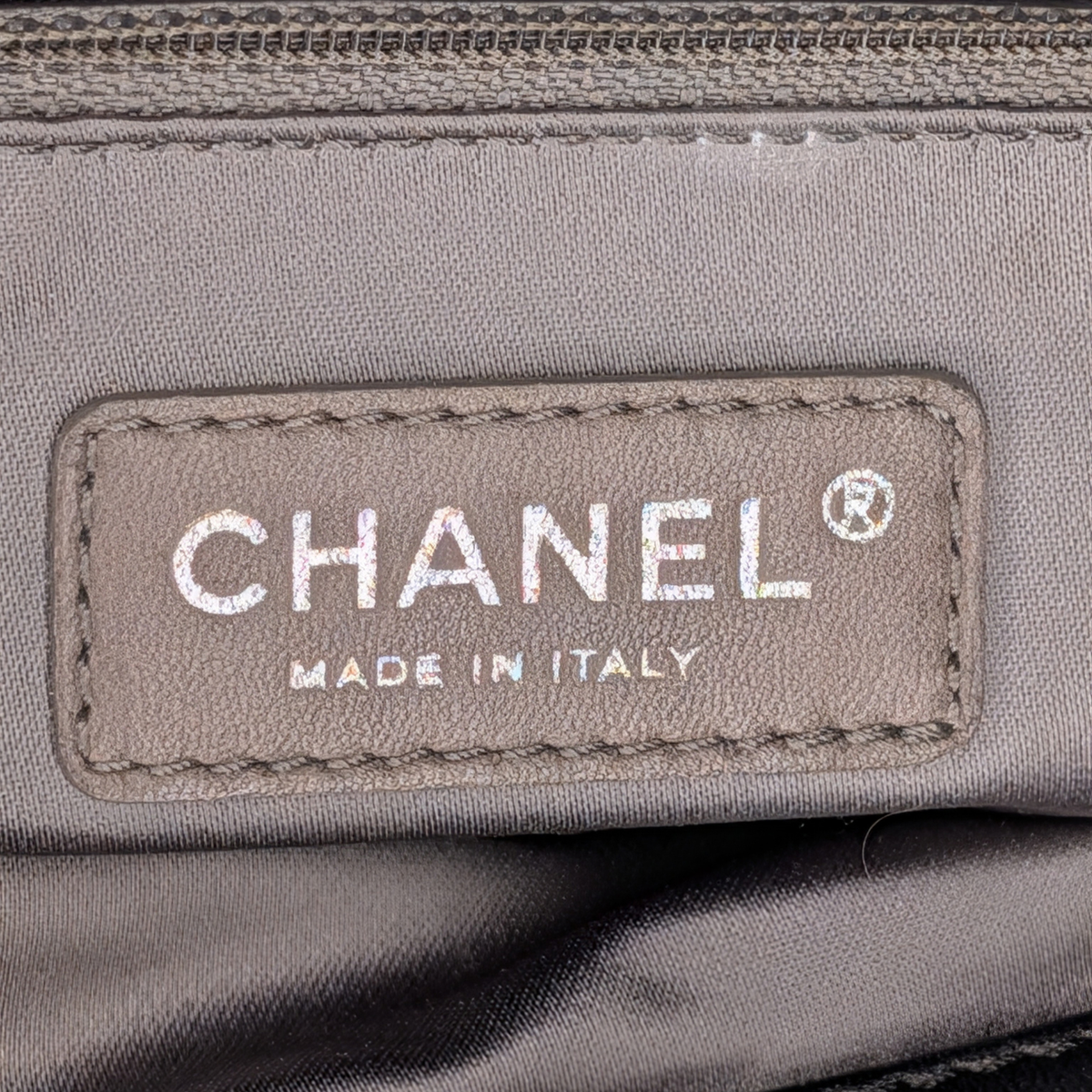 Chanel East West Calfskin Tote Bag Black