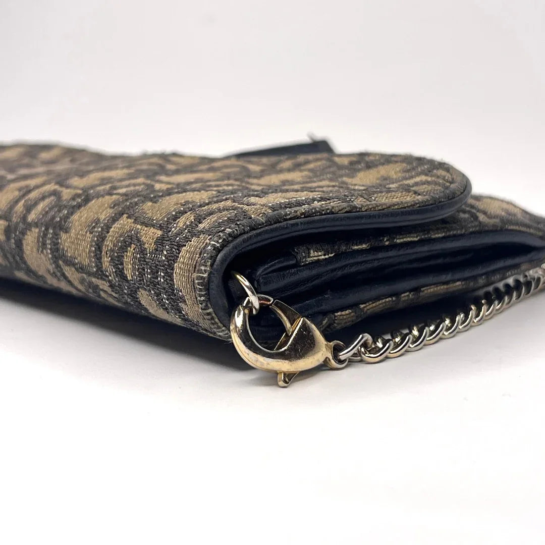 Dior Saddle Wallet on Chain Oblique Jacquard Crossbody Bag