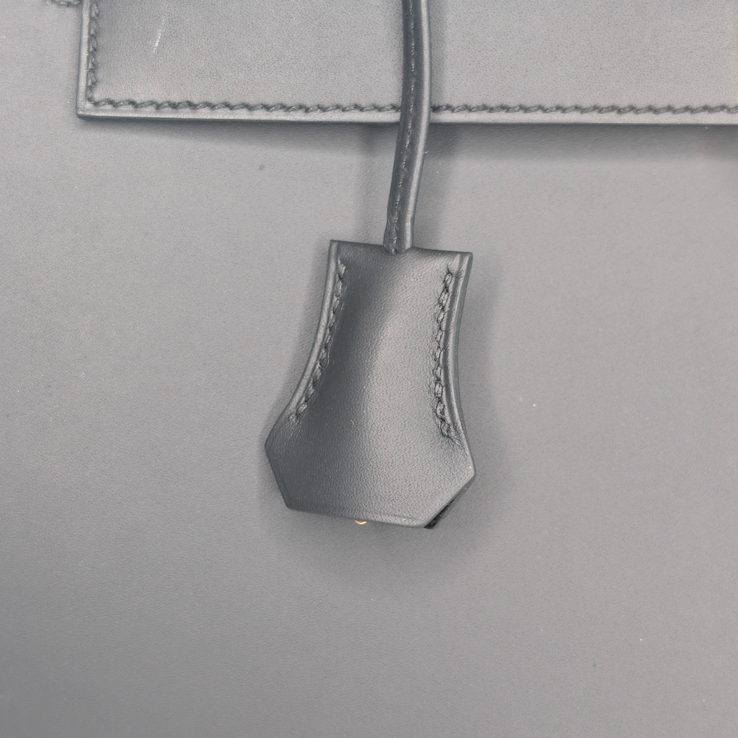 Hermes Kelly 32 Sellier Sombrero Box Leather GHW Matte Black X Stamp