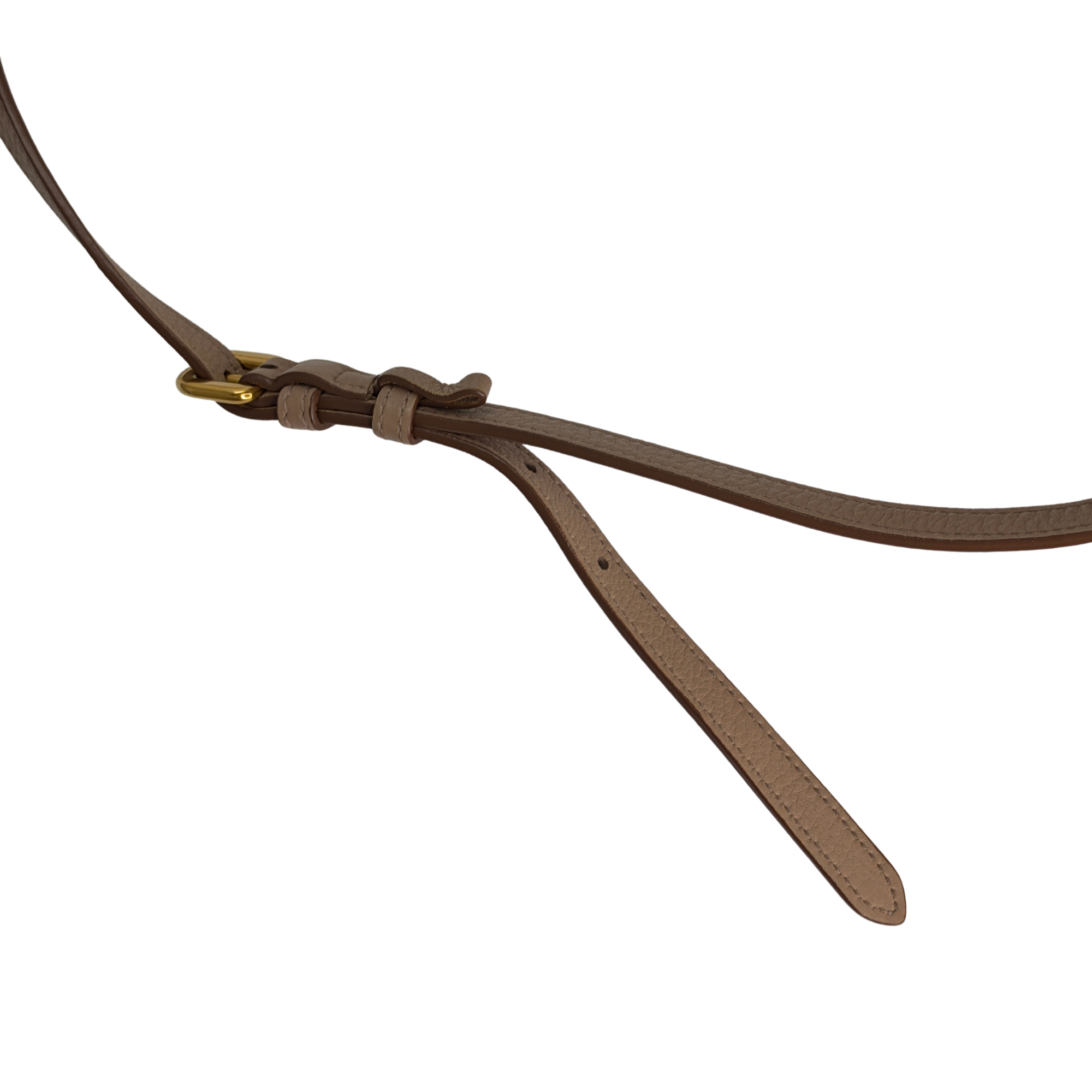 Prada Vitello Daino Leather Crossbody Bag Beige