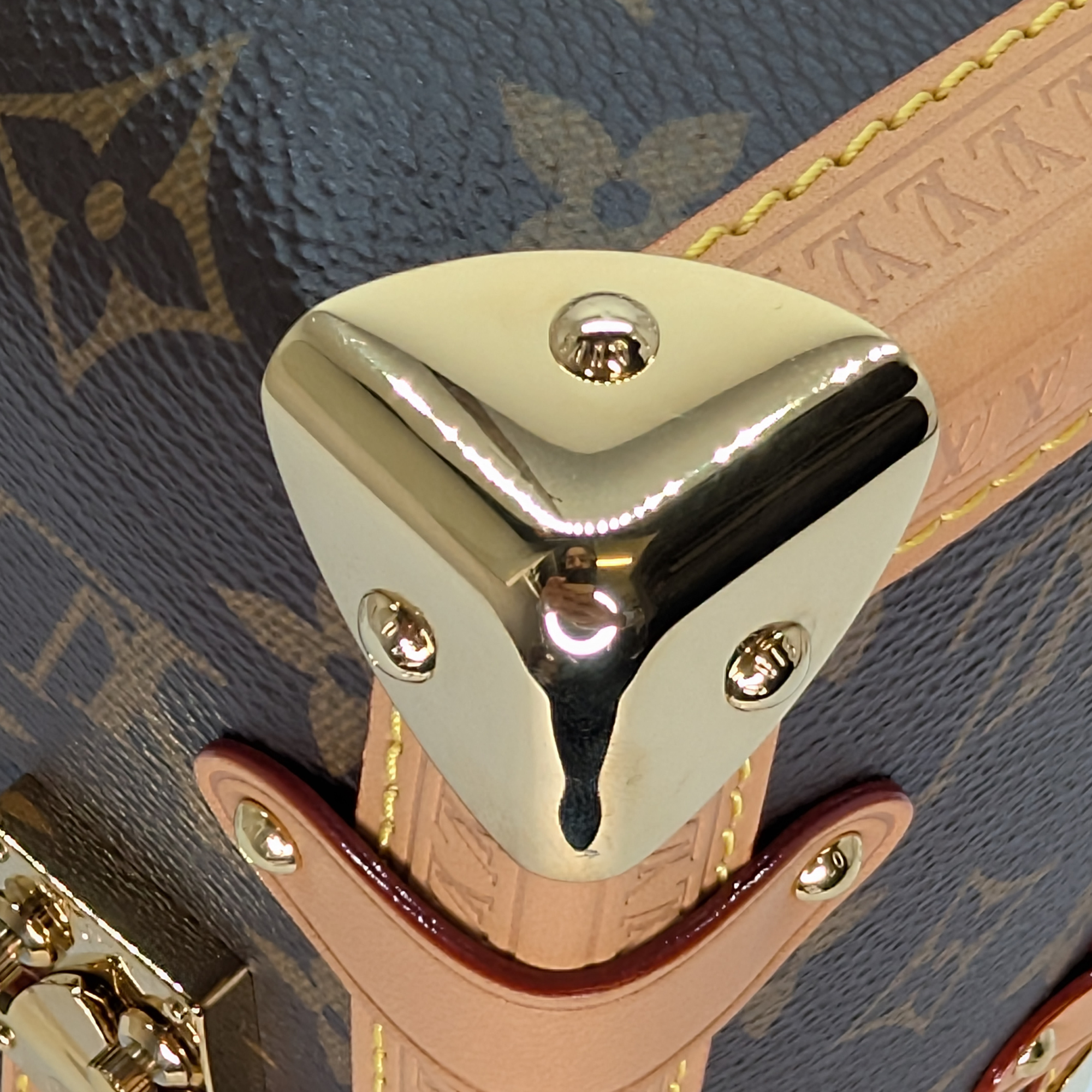 Louis Vuitton Side Trunk MM Monogram Bag