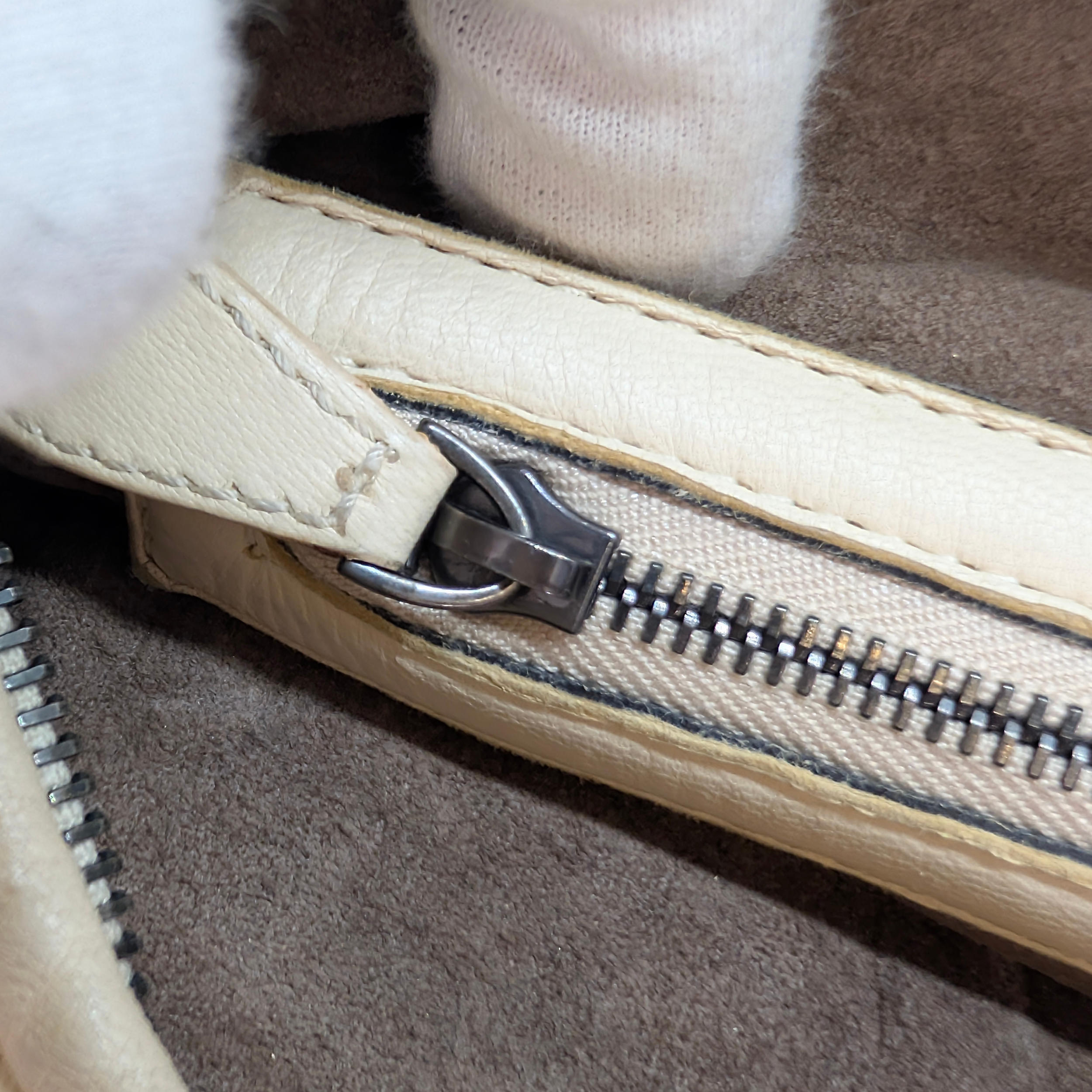 Bottega Veneta Intrecciato Large Hobo Bag Beige