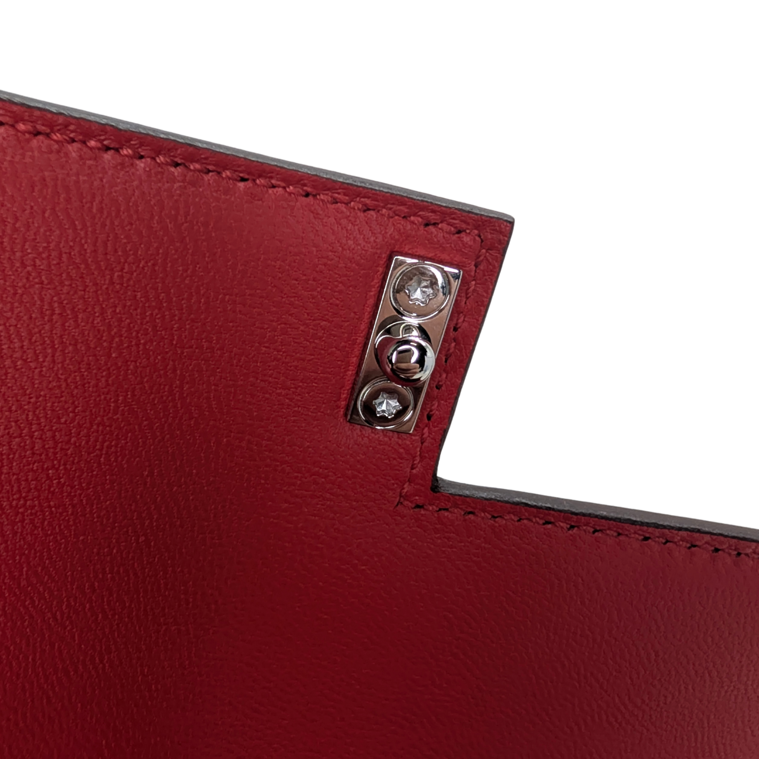 Hermes Mini Verrou Chainr Bag Red/Rose Mexico Y Stamp