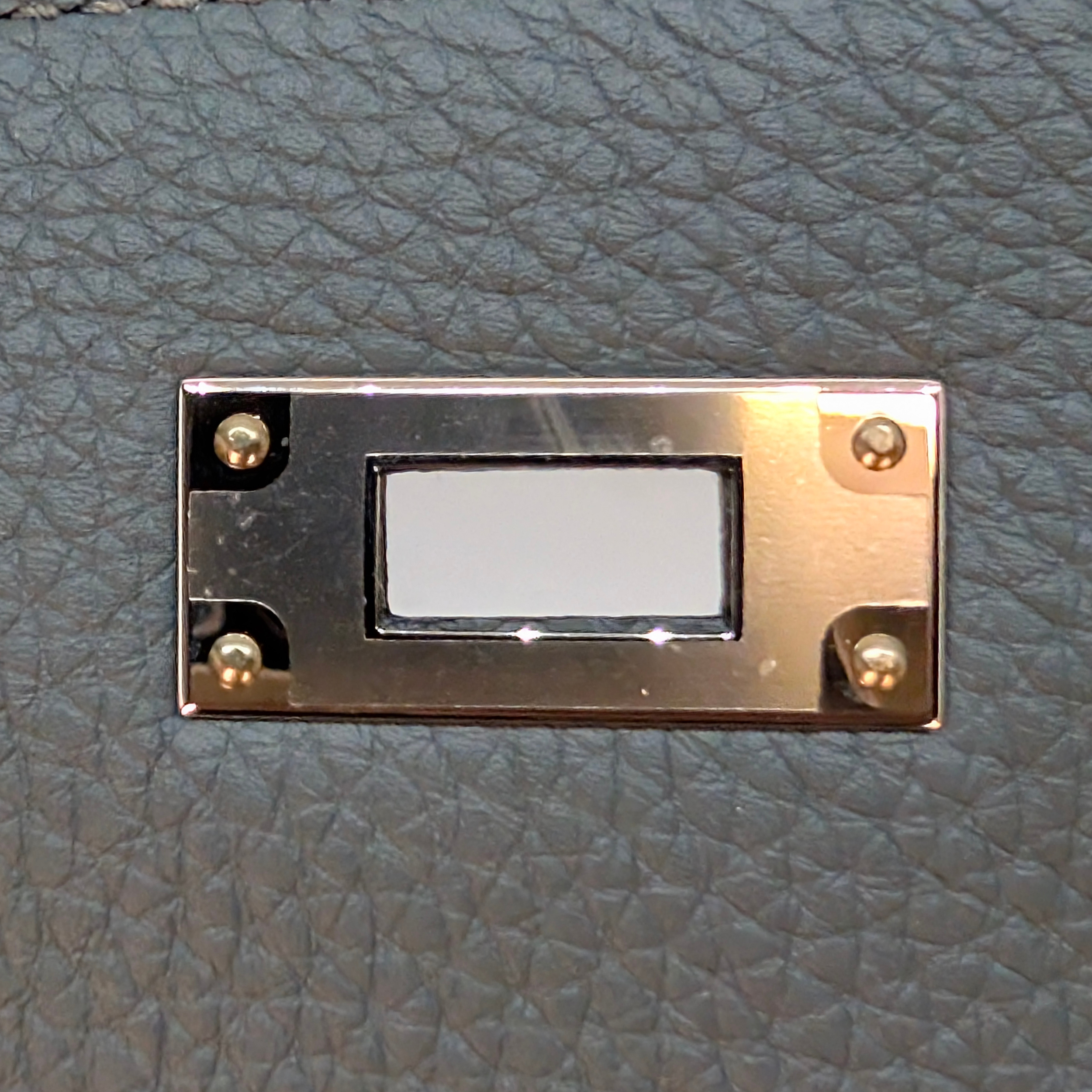 Hermès Kelly Dépêches 36 Briefcase Bag Bleu Orage Togo SHW Z Stamp