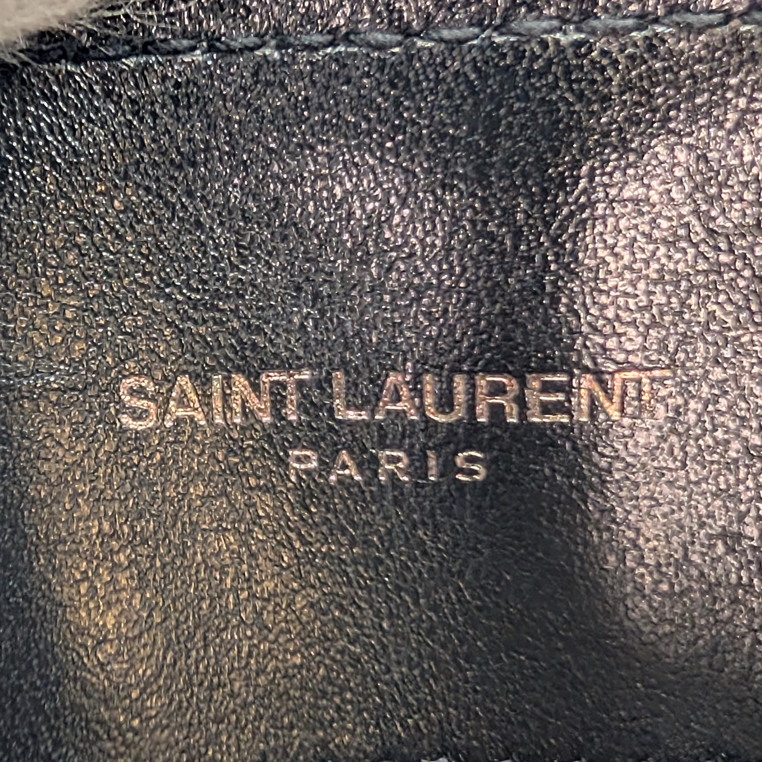 Yves Saint Laurent YSL Loulou Toy Medium Shoulder Bag Black