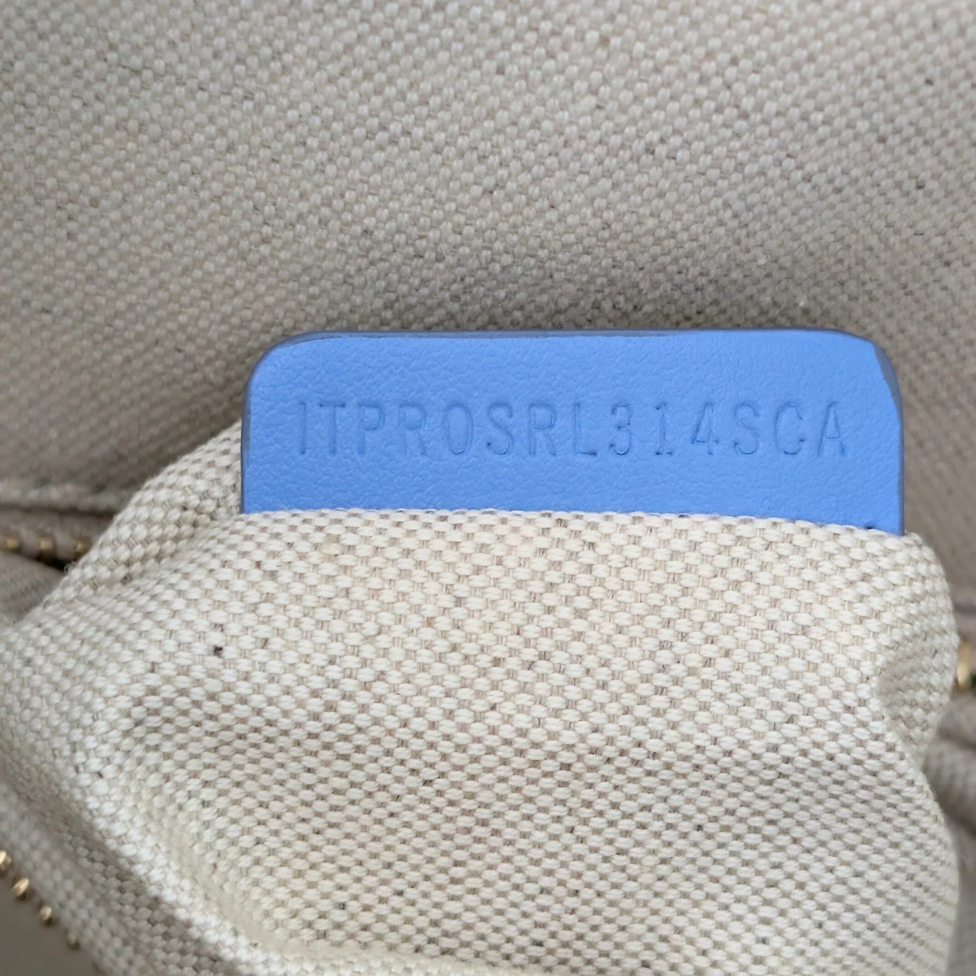 Burberry Freya Tb Line Monogram Tote Bag Beige - Lost Designer