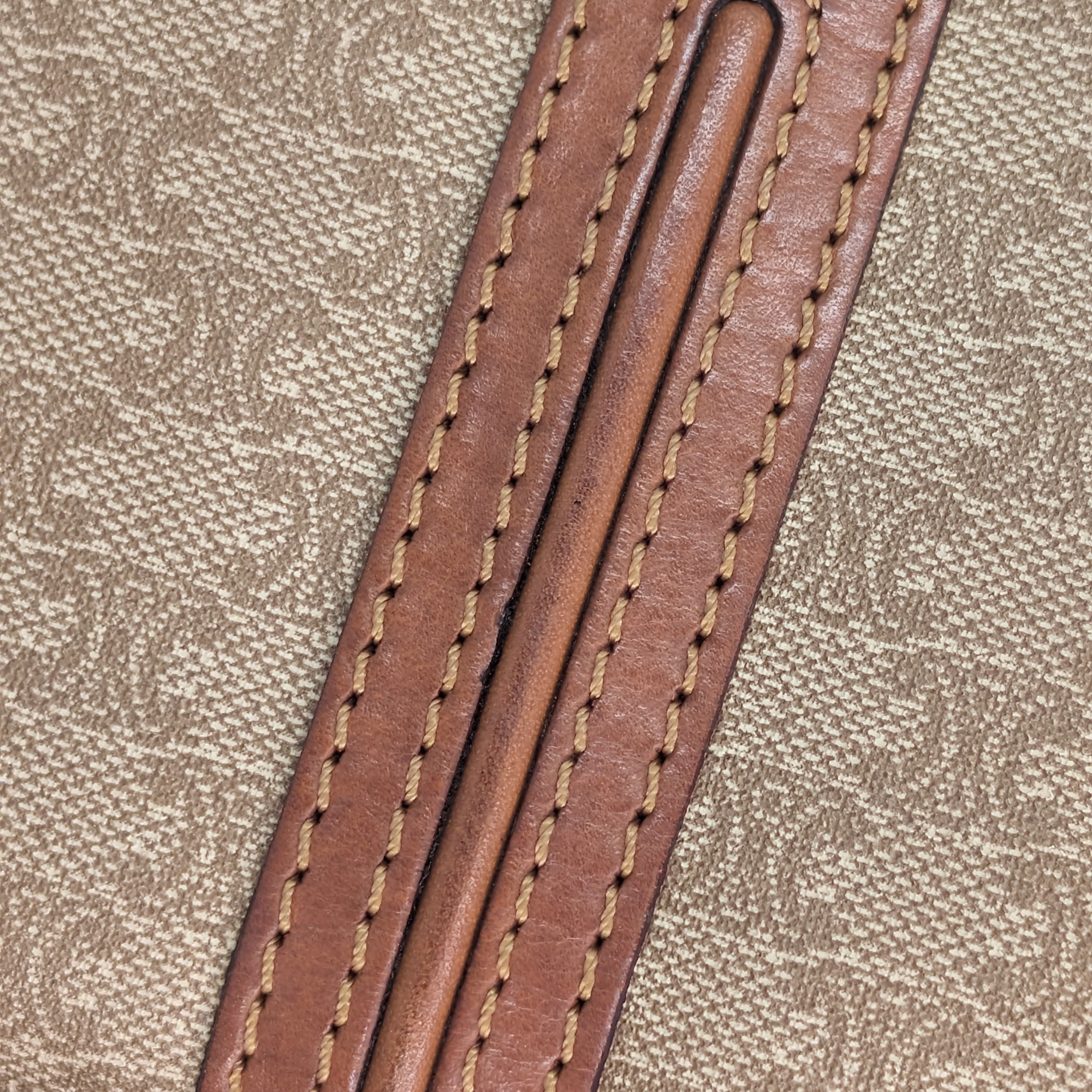 Celine Macadam Shoulder Bag Beige