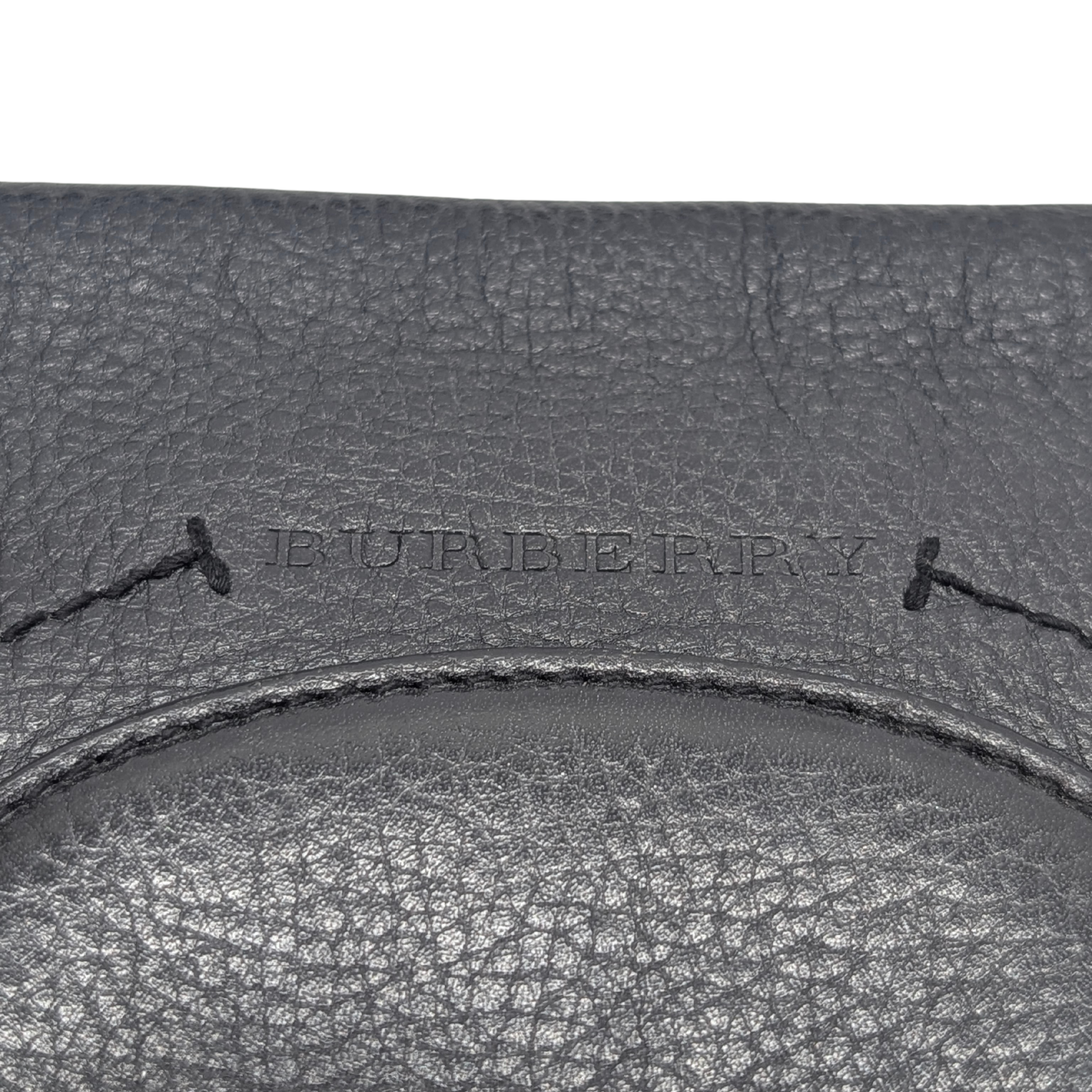Burberry Leather Shoulder Bag Black