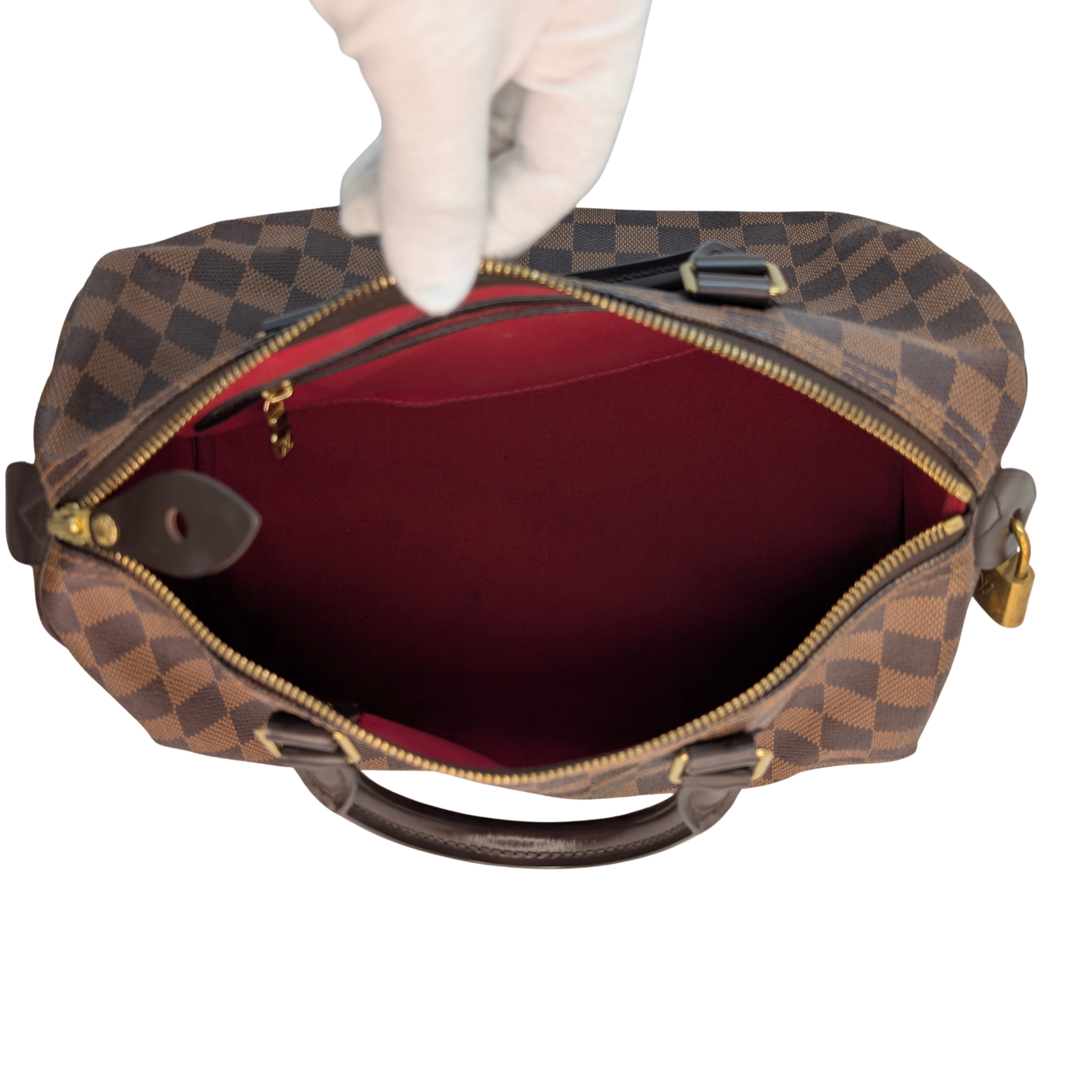 Louis Vuitton Speedy 30 Damier Ebene Bag