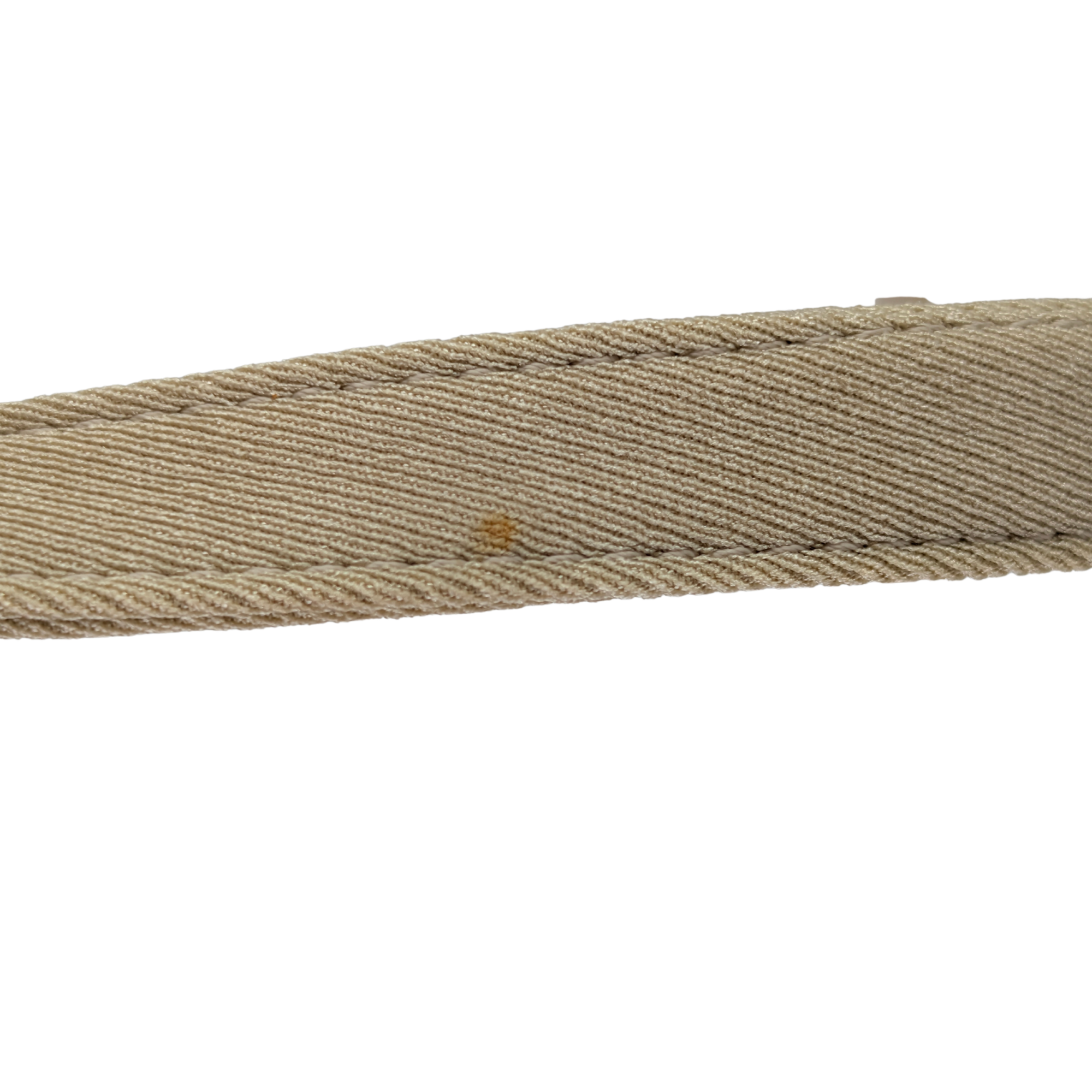 Prada Canvas & Tortoise Shell Shoulder Bag Beige