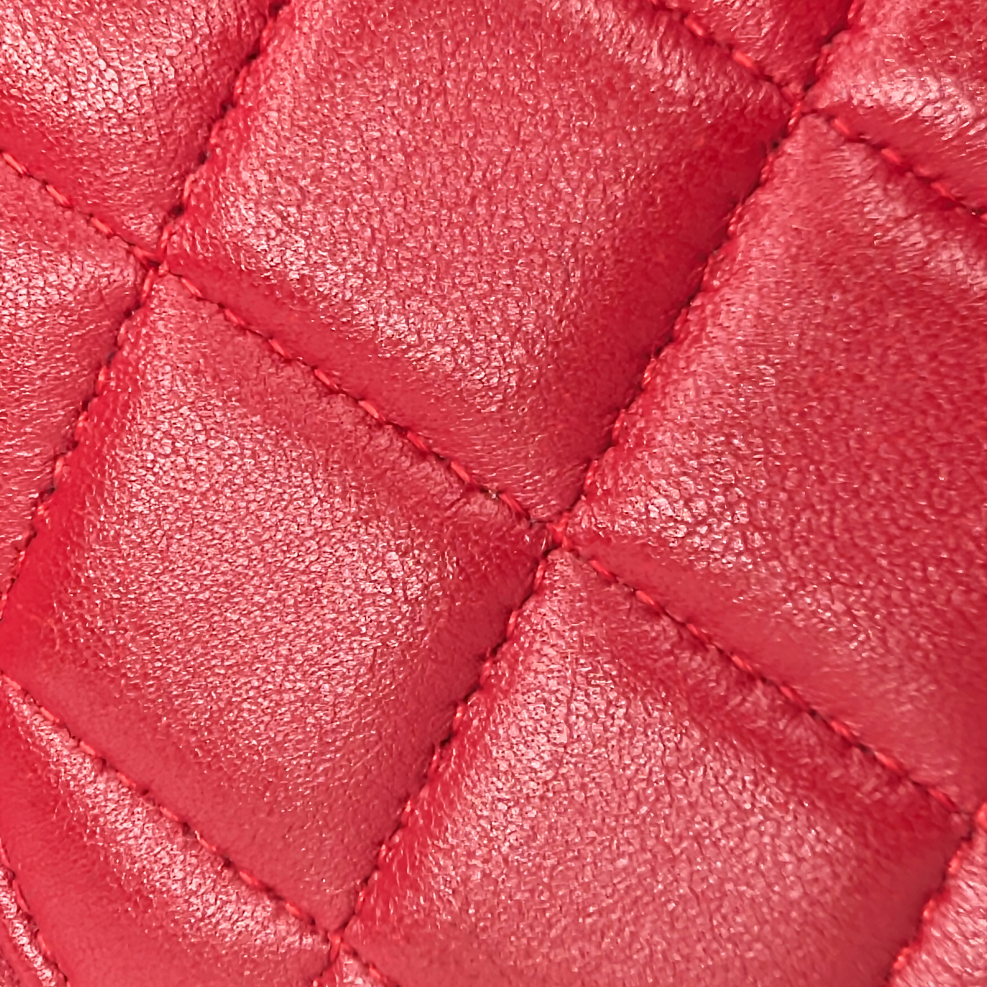 Chanel Mini Rectangular Classic Flap Bag Red