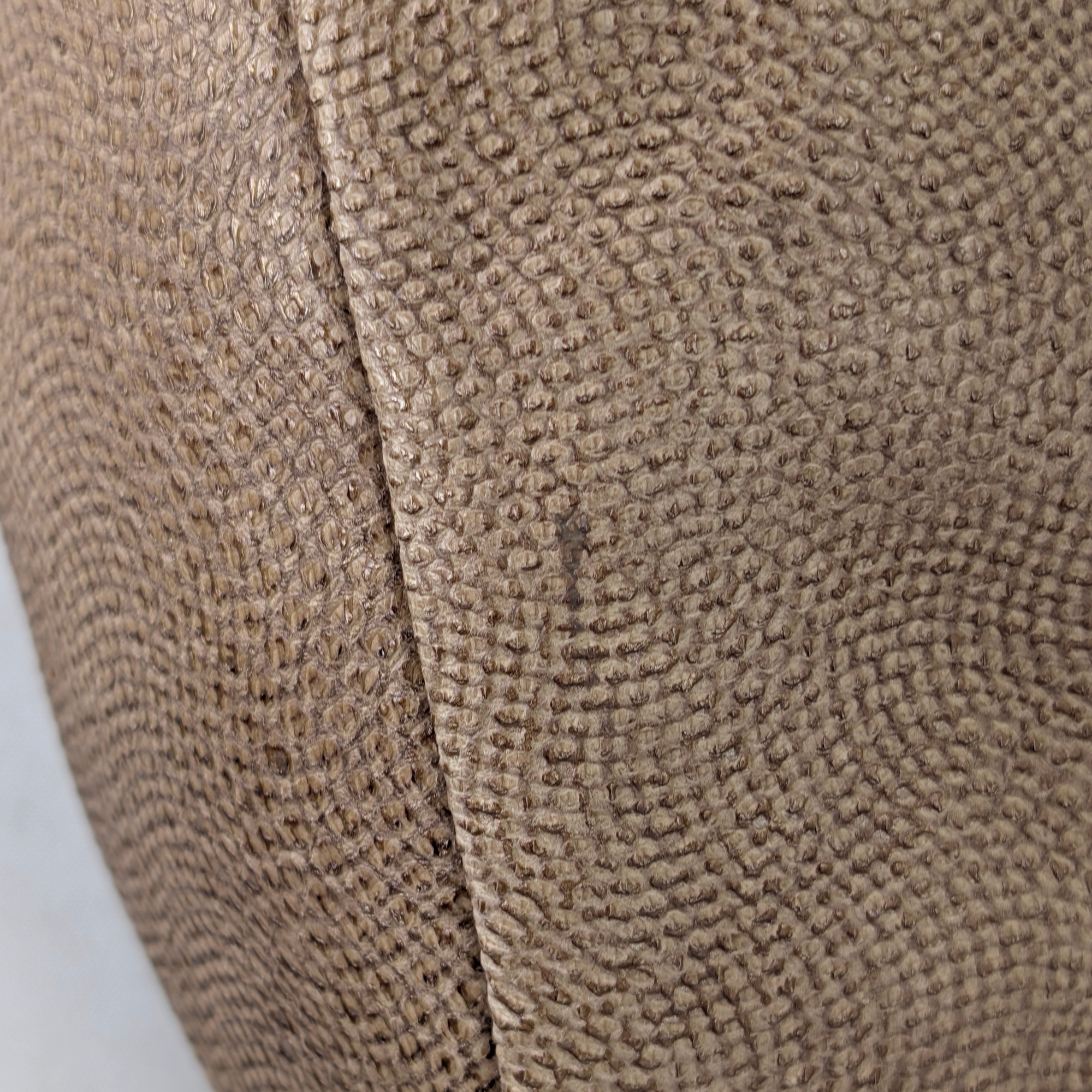 Bvlgari Lizard Skin Handbag Beige