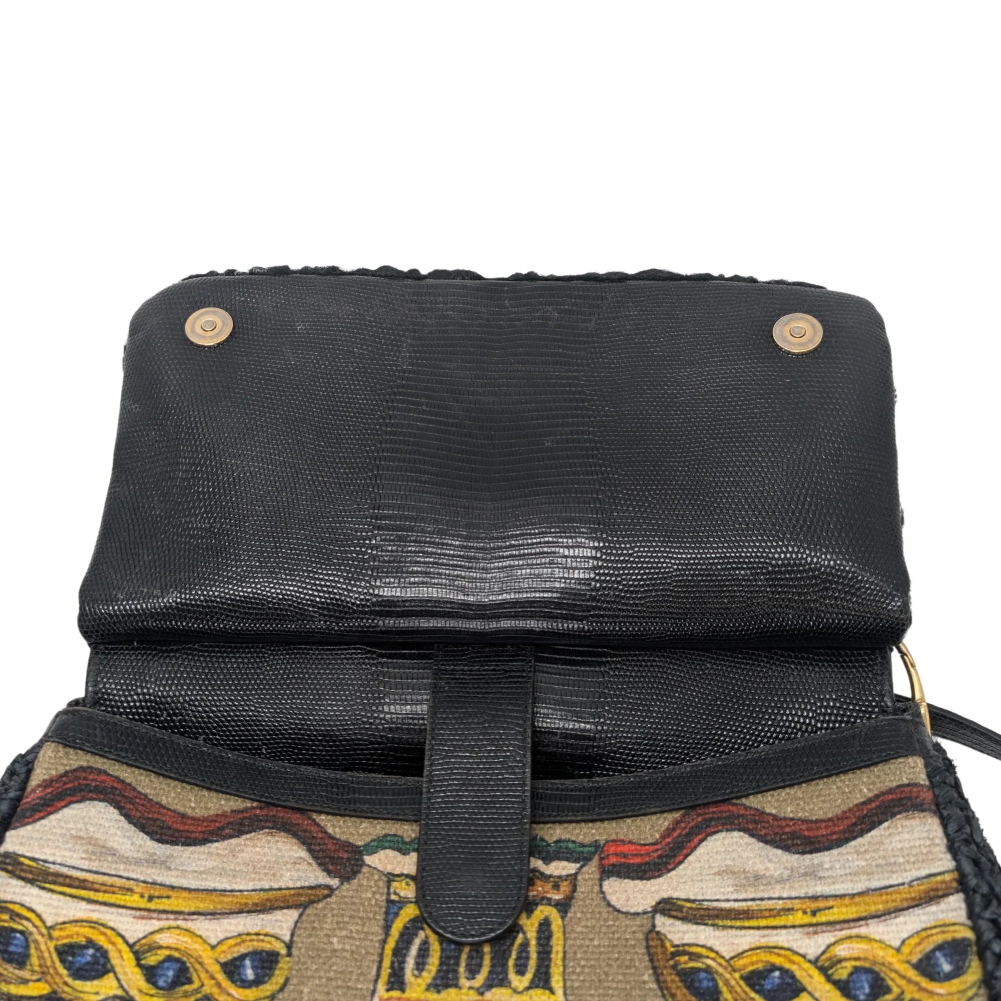 Dolce & Gabbana Sicily Handbag Floral/Black - Lost Designer