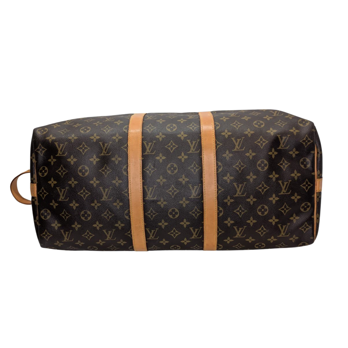 Louis Vuitton Monogram Keepall Bandoulière 50 Duffle Bag Brown