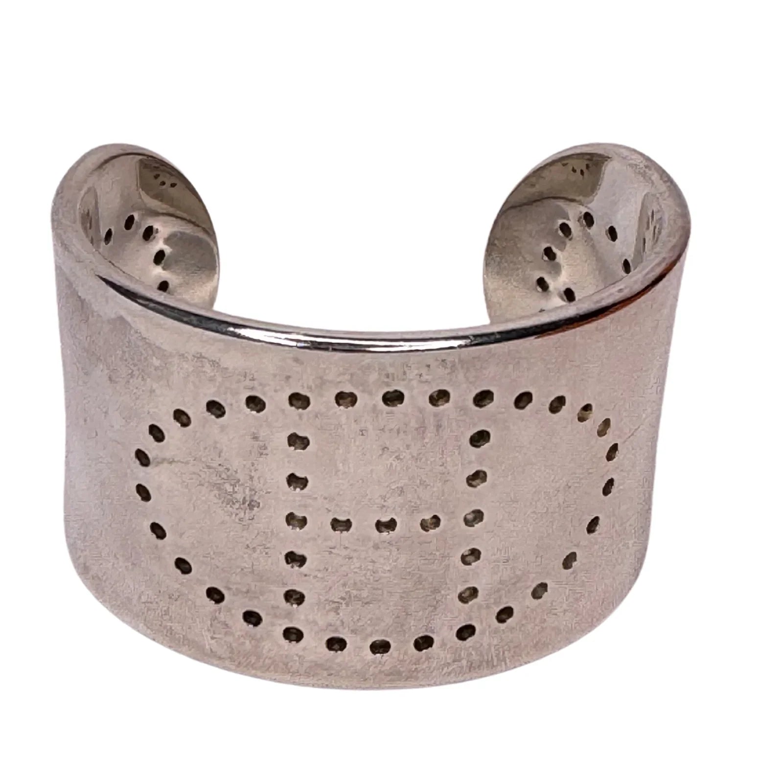 Hermès Sterling Silver 925 Eclipse Cuff Bracelet