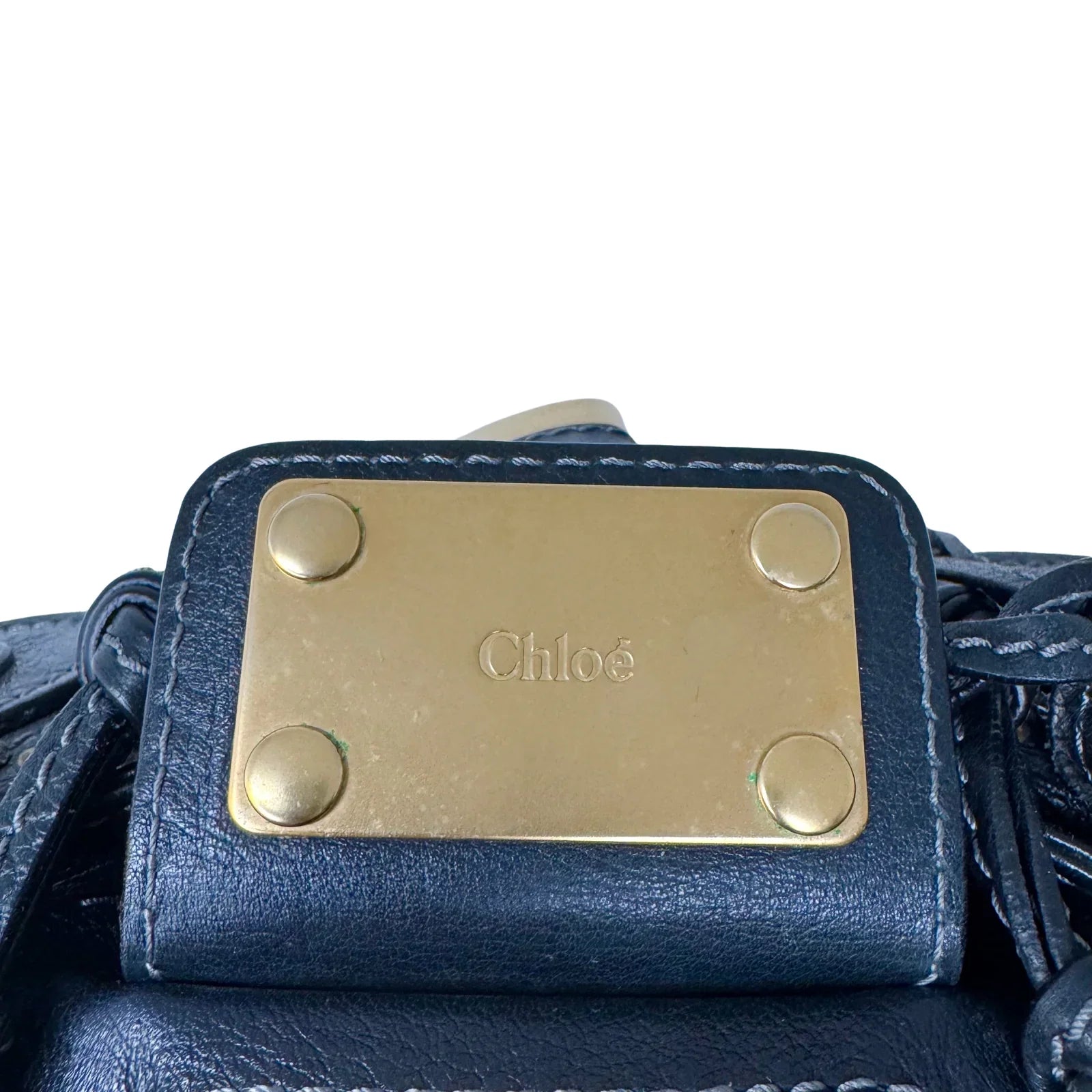 Chloe Paddington Leather Bag Black