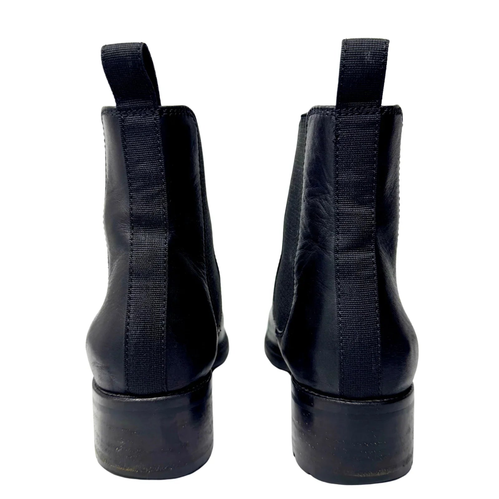 Chanel Black Calfskin Elastic Ankle Boots – Size 36