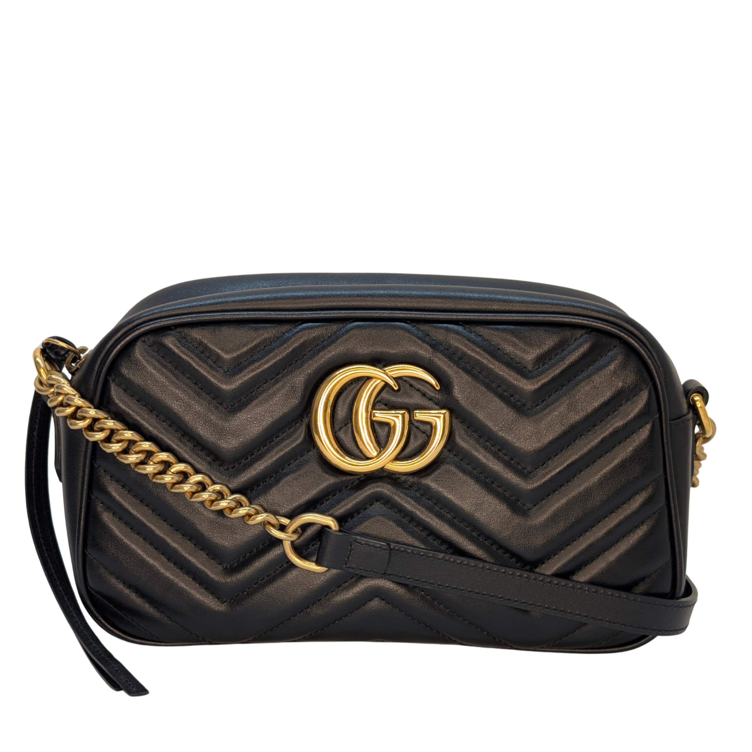 Gucci GG Marmont Small Camera Shoulder Bag Black