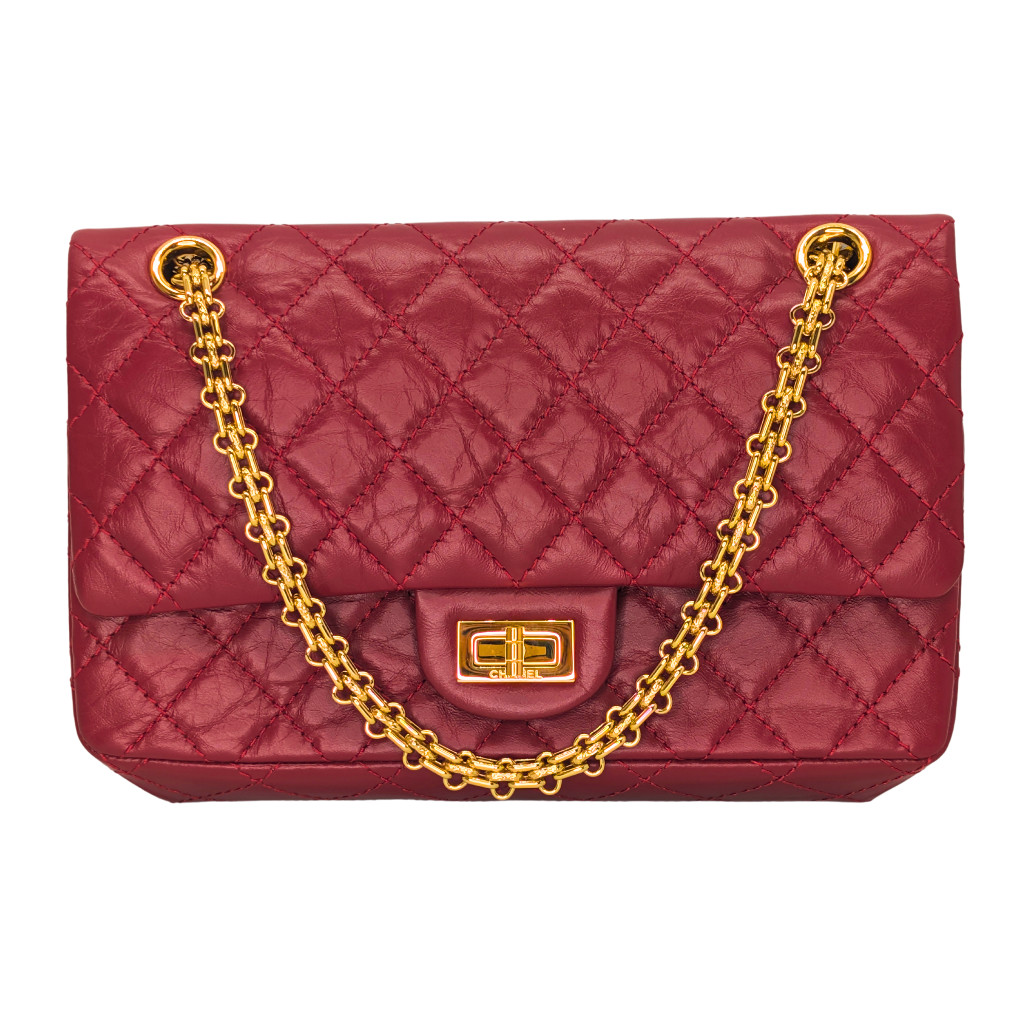 Chanel 2.55 Reissue 28 Series Double Flap Bag Red
