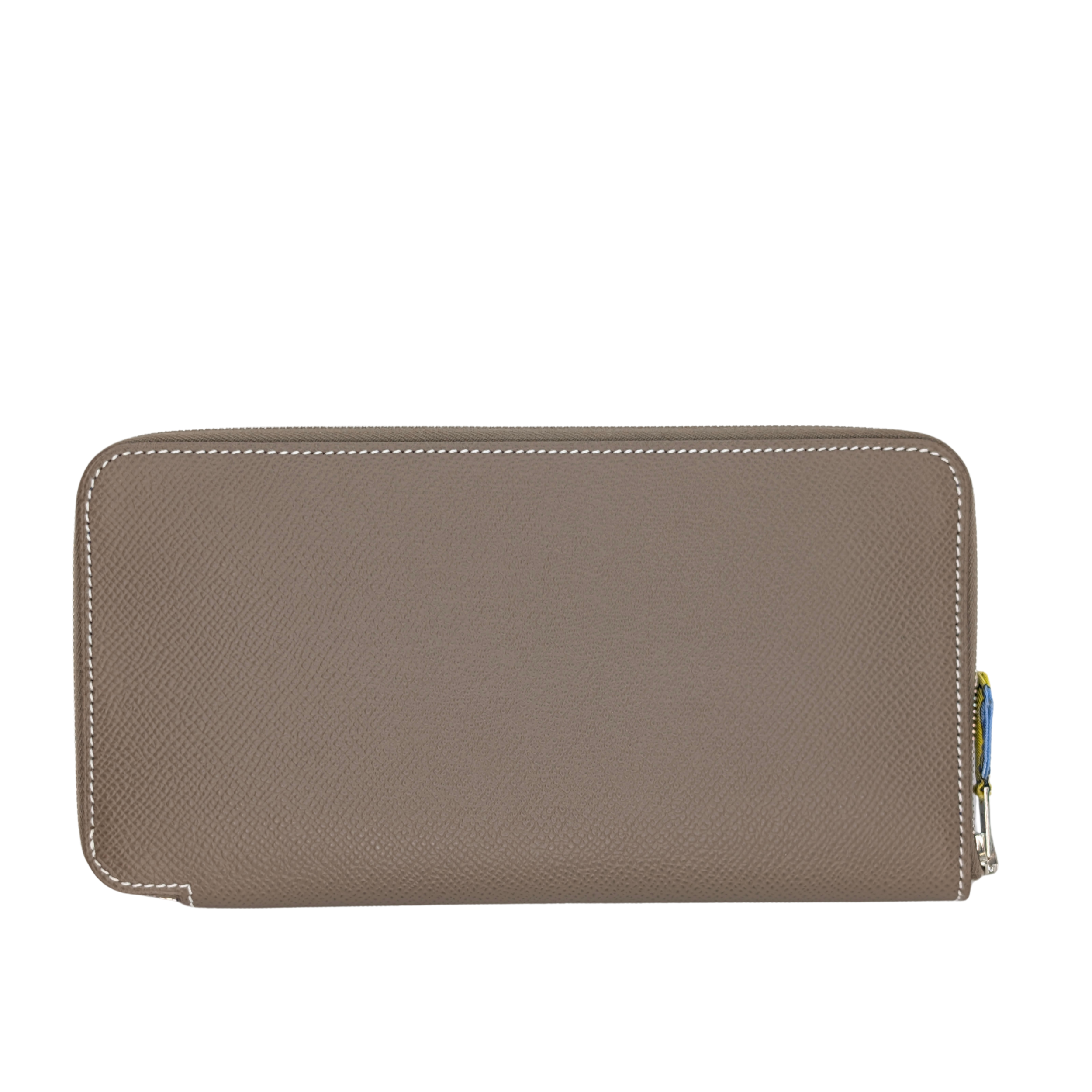 Hermes Silk'In Classique long wallet Epsom étoupe