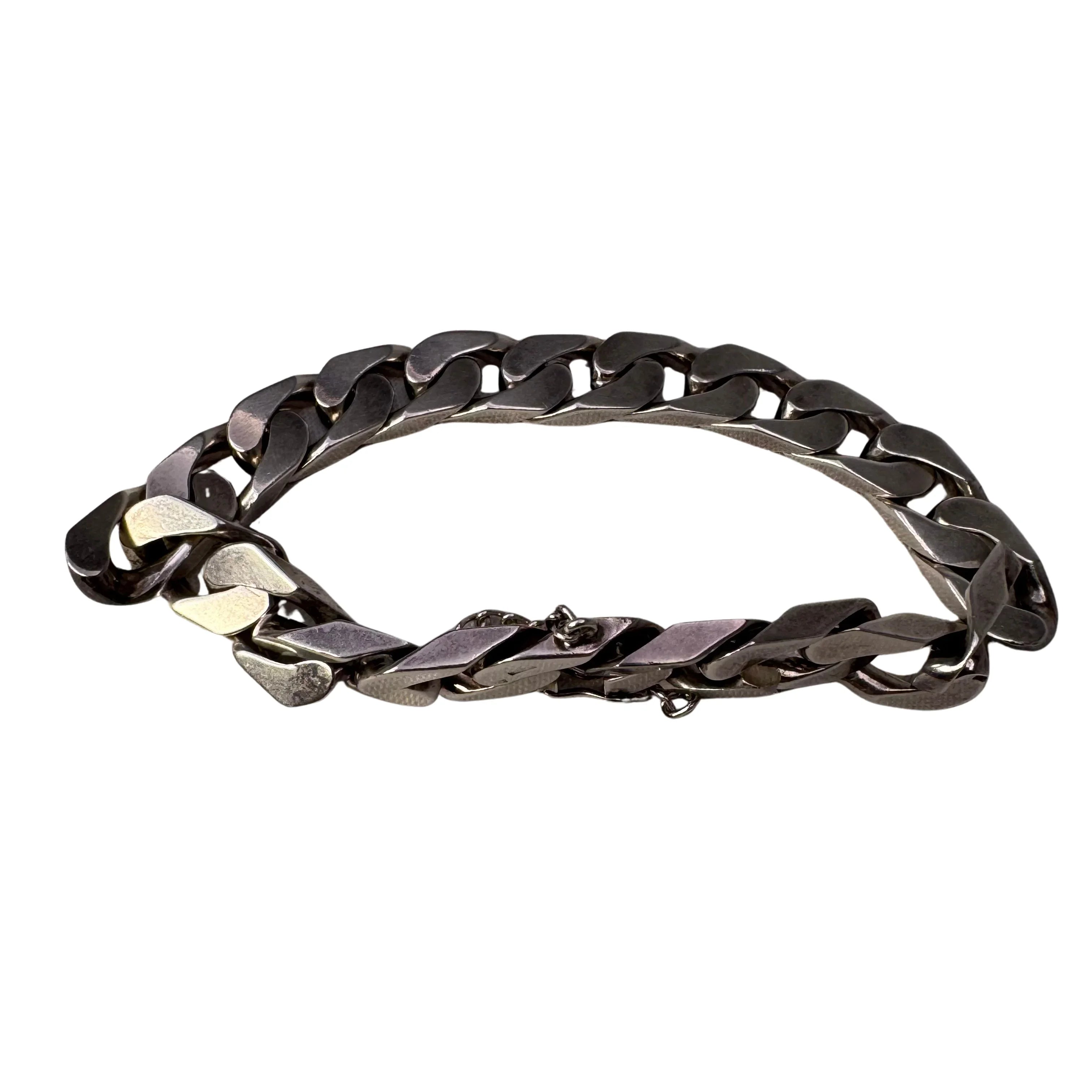 Cuban Chain Silver Men's Bracelet - Lost Designer